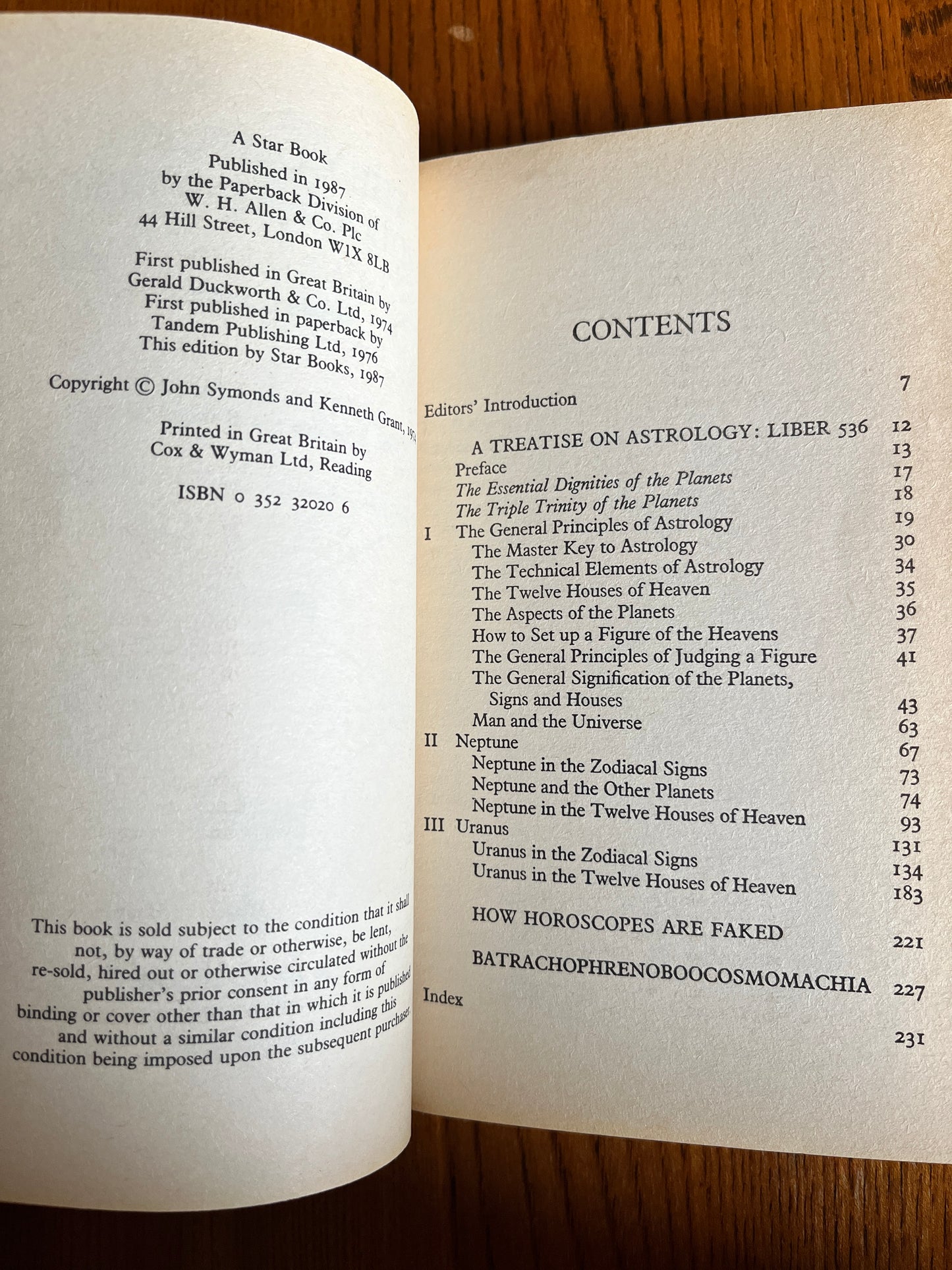 Aleister Crowley: The Complete Astrological Writings - Ed. Kenneth Grant, John Symonds (Star Books Edition)