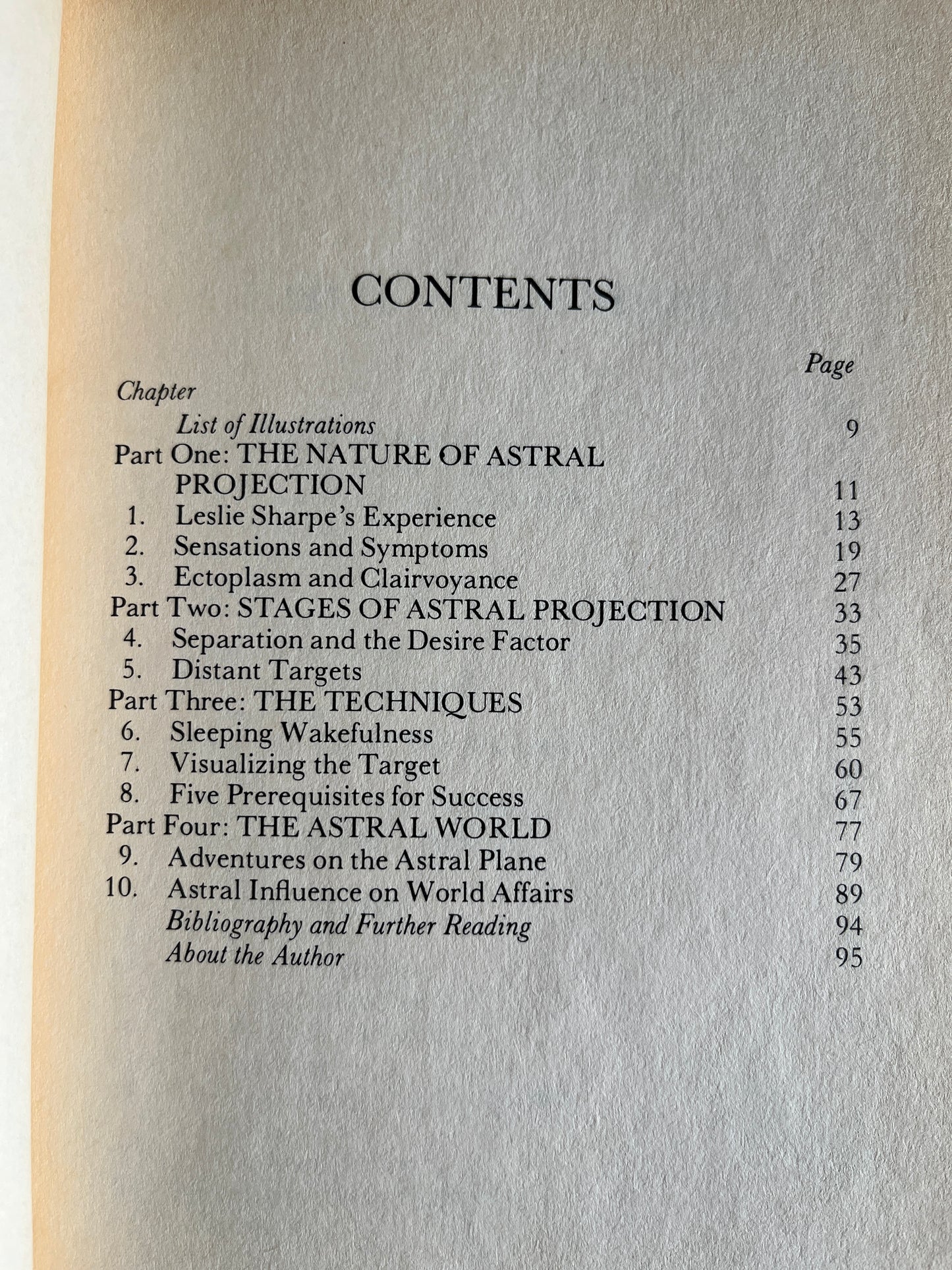 Practical Techniques of Astral Projection - Dr Douglas M Baker