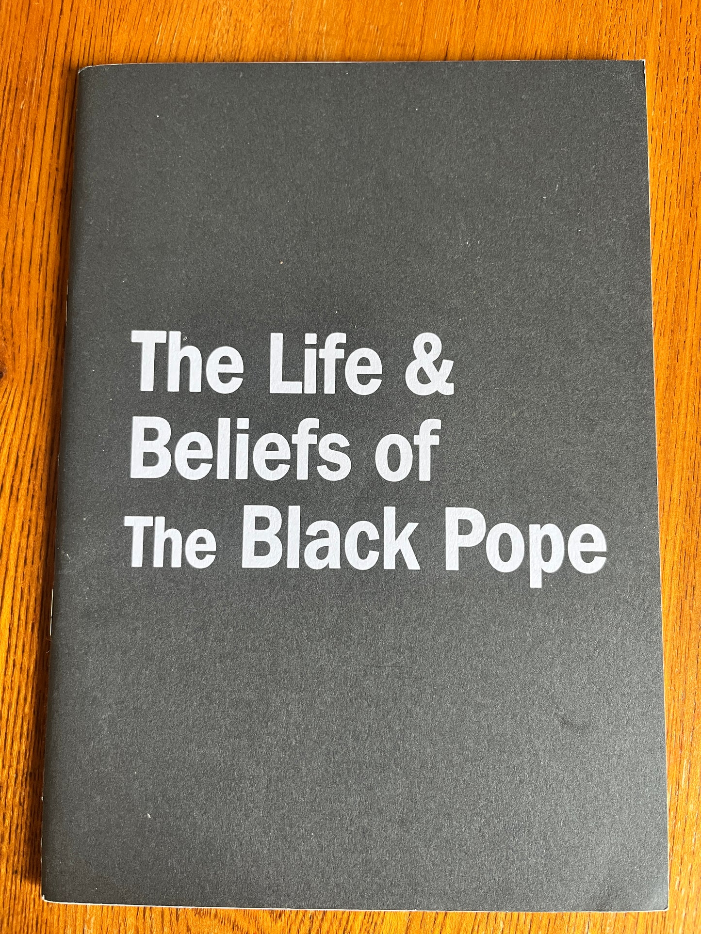 The Life & Beliefs of the Black Pope - J Finbarr