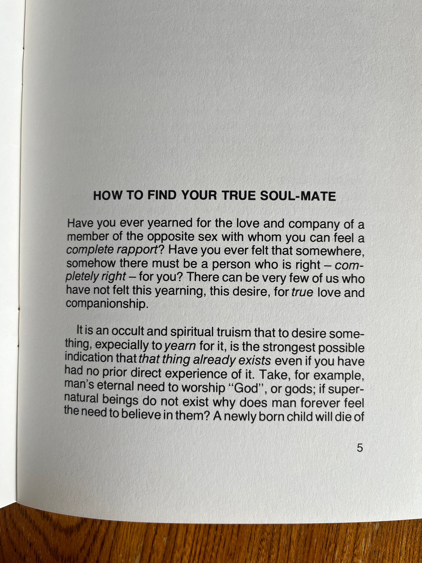 How to Find Your True Soul-Mate - James F Cullinan