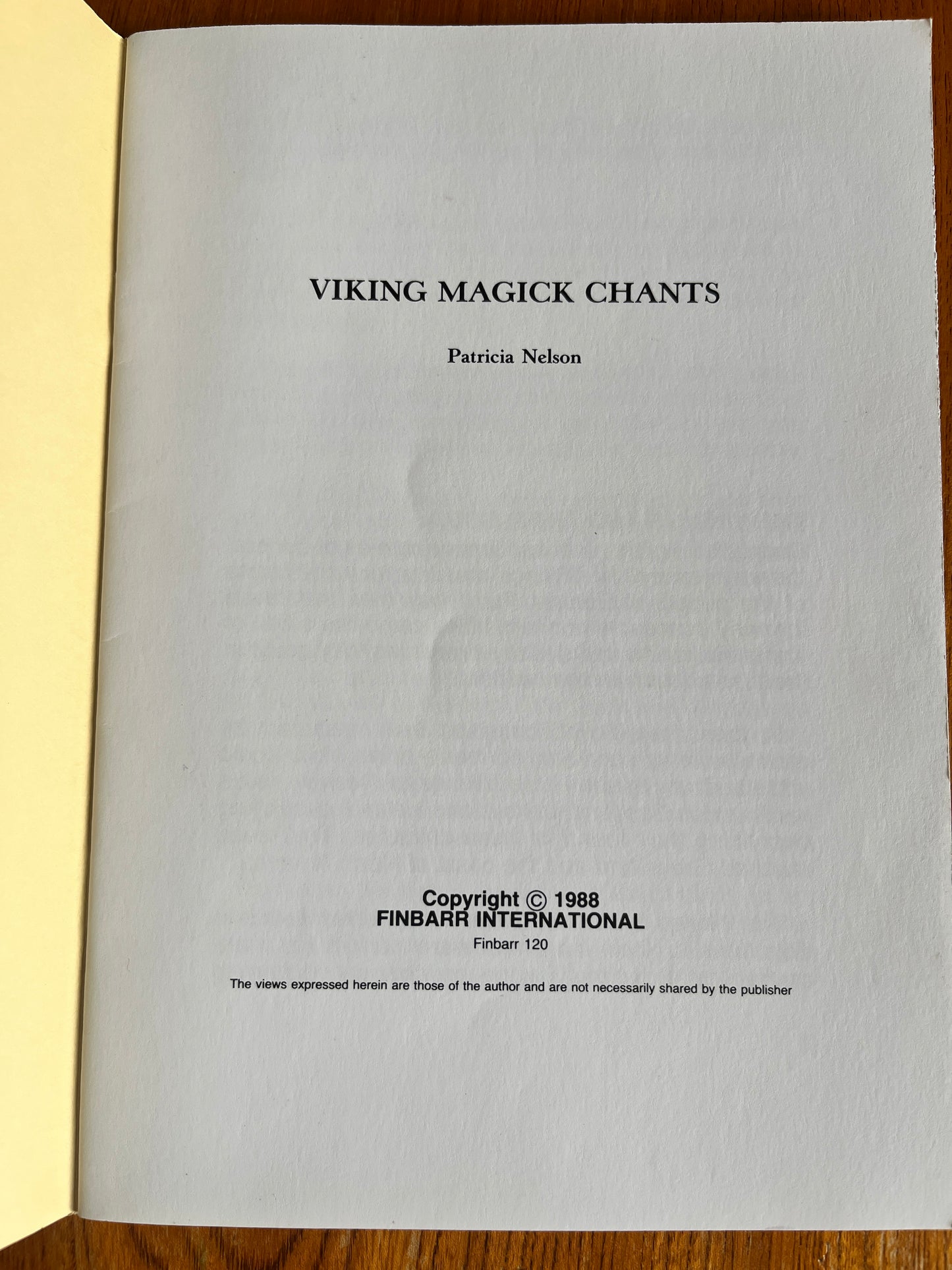 Viking Magick Chants - Patricia Nelson
