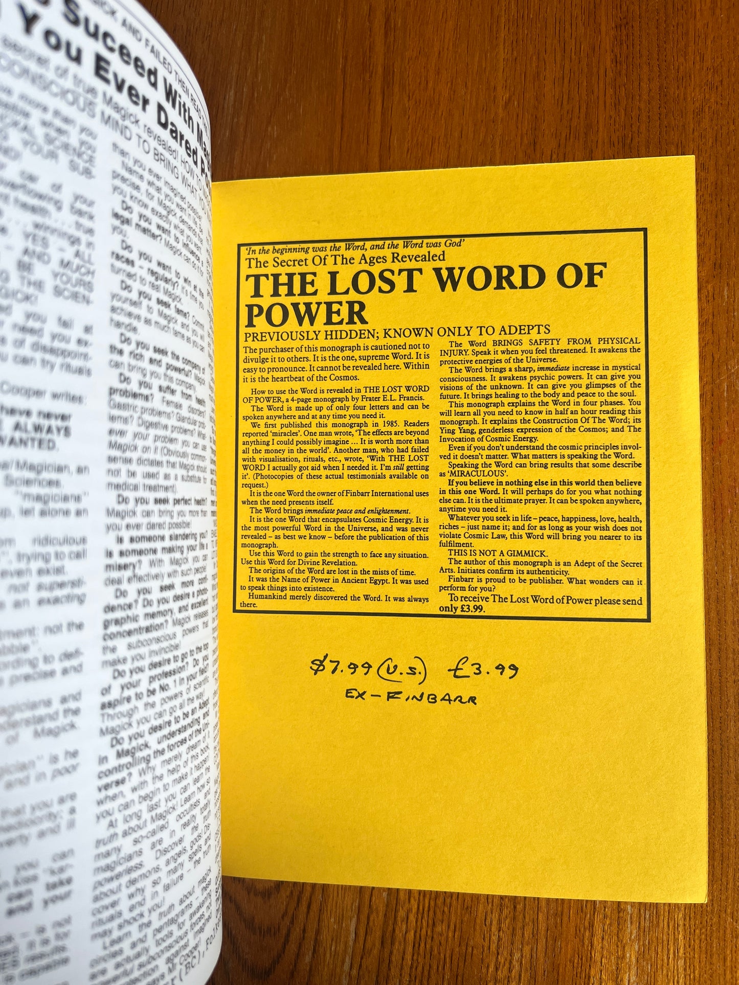 The Book of Gnostic Revelation - The Gnostic Revelation Society (1982)