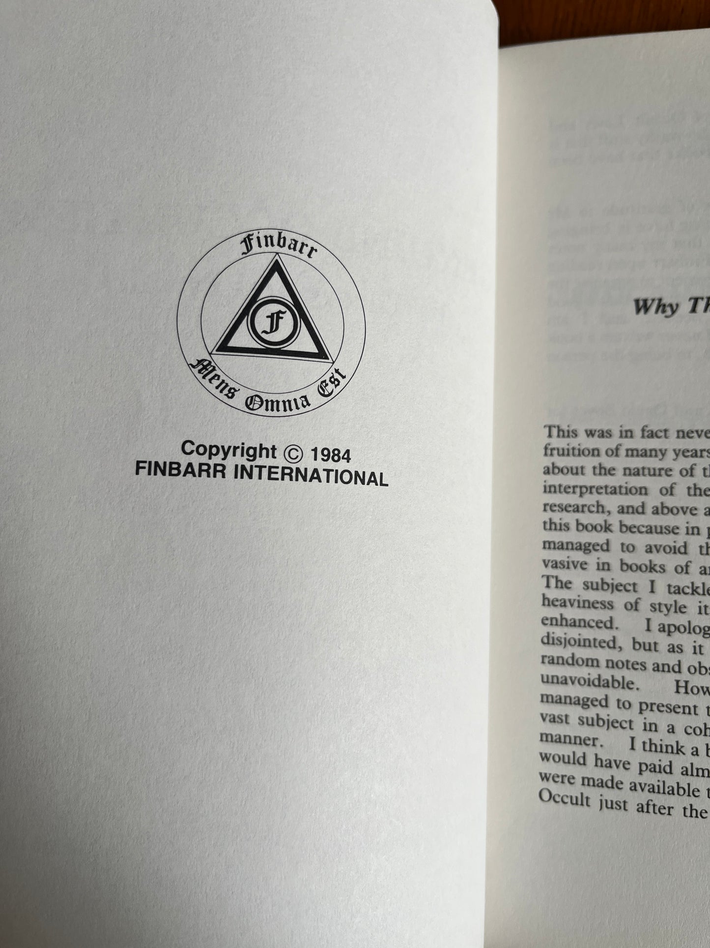 Genuine Occultism: Its Theory and Practice - Wilfred Jenkins (Finbarr First Edition 1984)