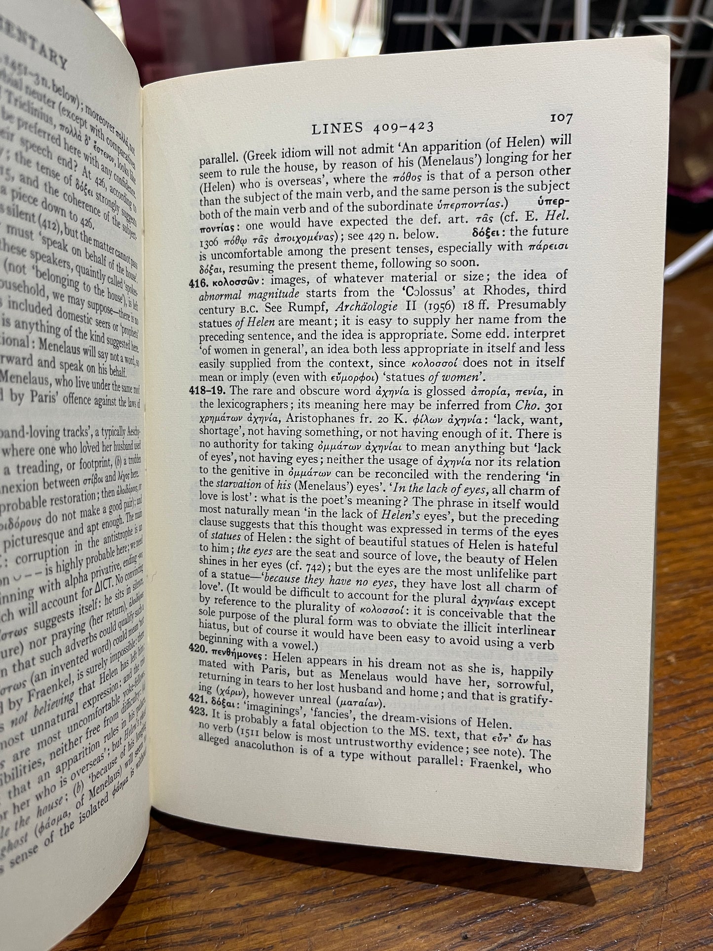 Aeschylus Agamemnon – ed by John Dewar Denniston