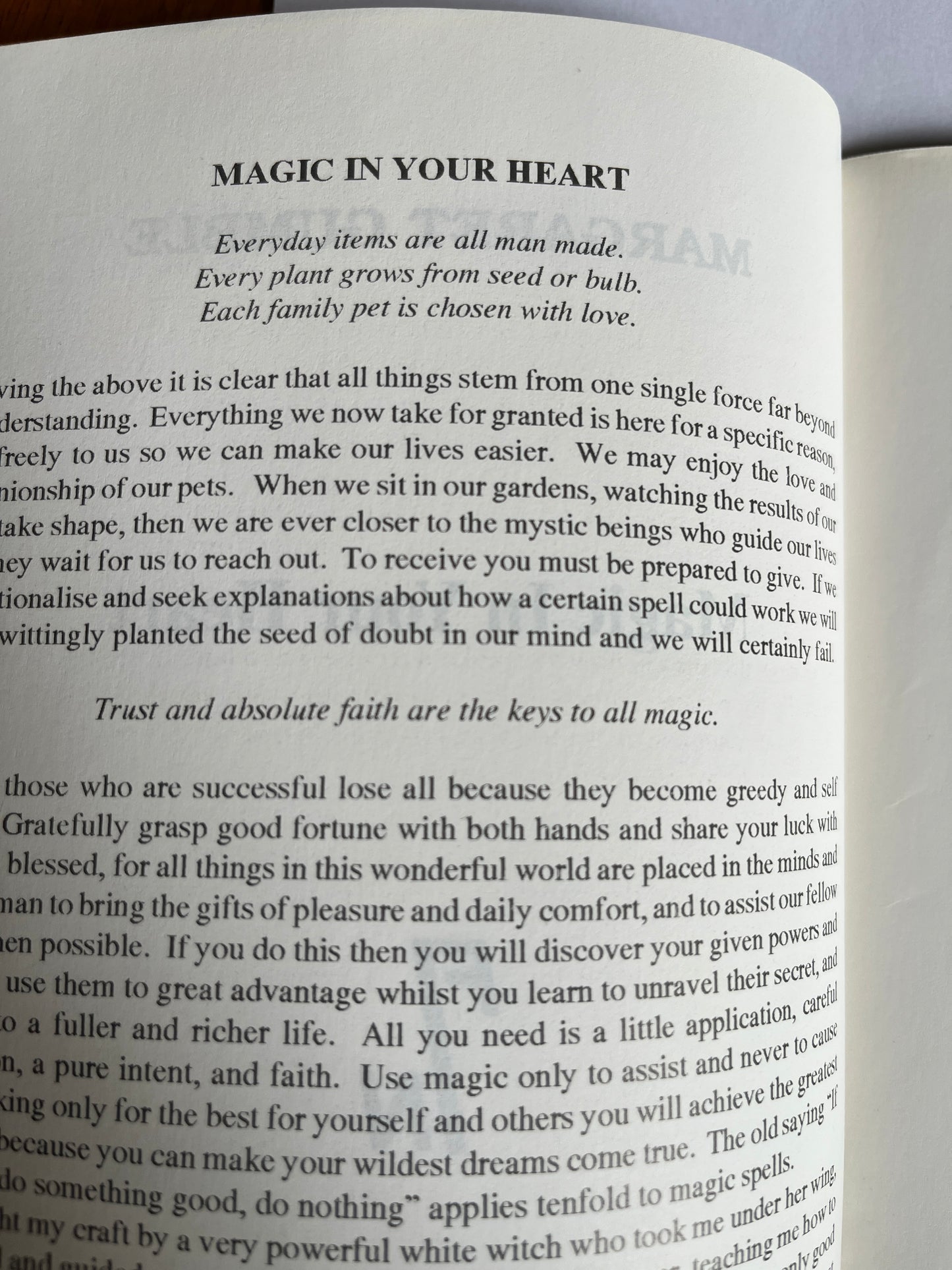Magic in Your Heart - Margaret Gumble (1995 Finbarr First Edition)