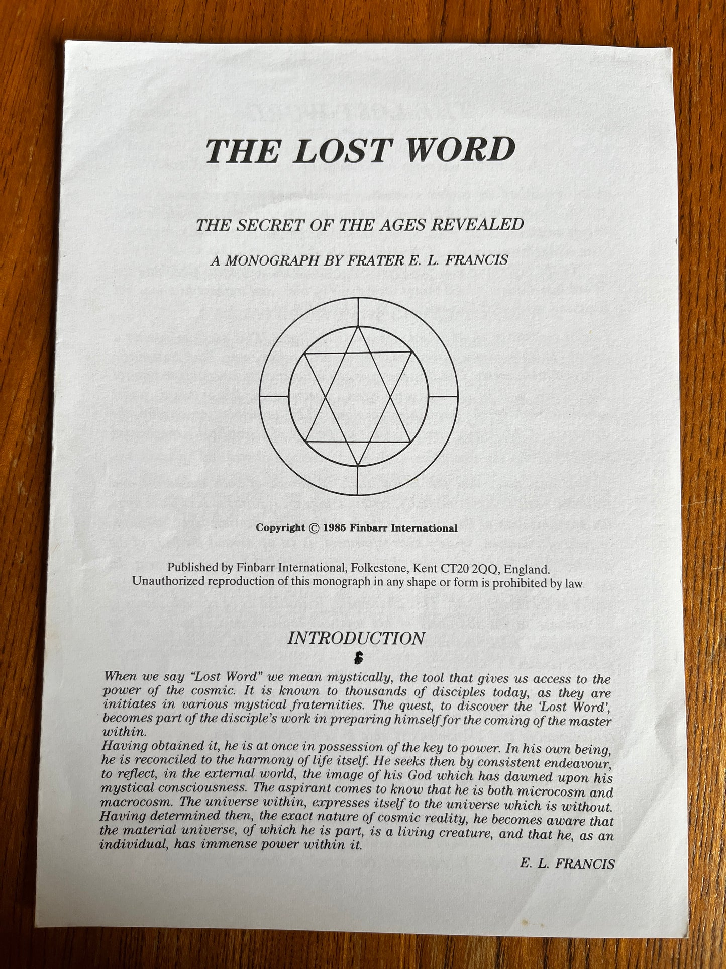 5 Uncovered Finbarr Short Booklets