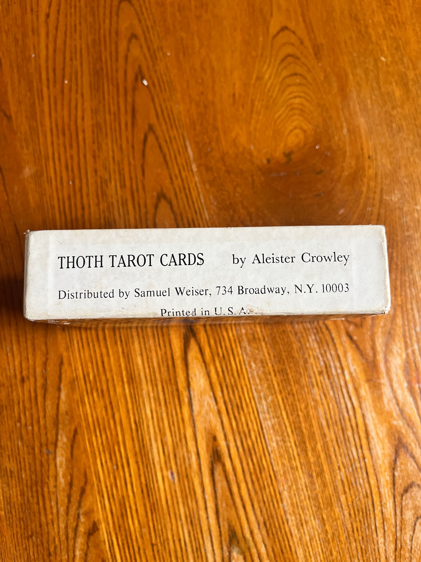 Thoth Tarot Cards - Aleister Crowley & Frieda Harris (Samuel Weiser Edition 1973 - "Version B")