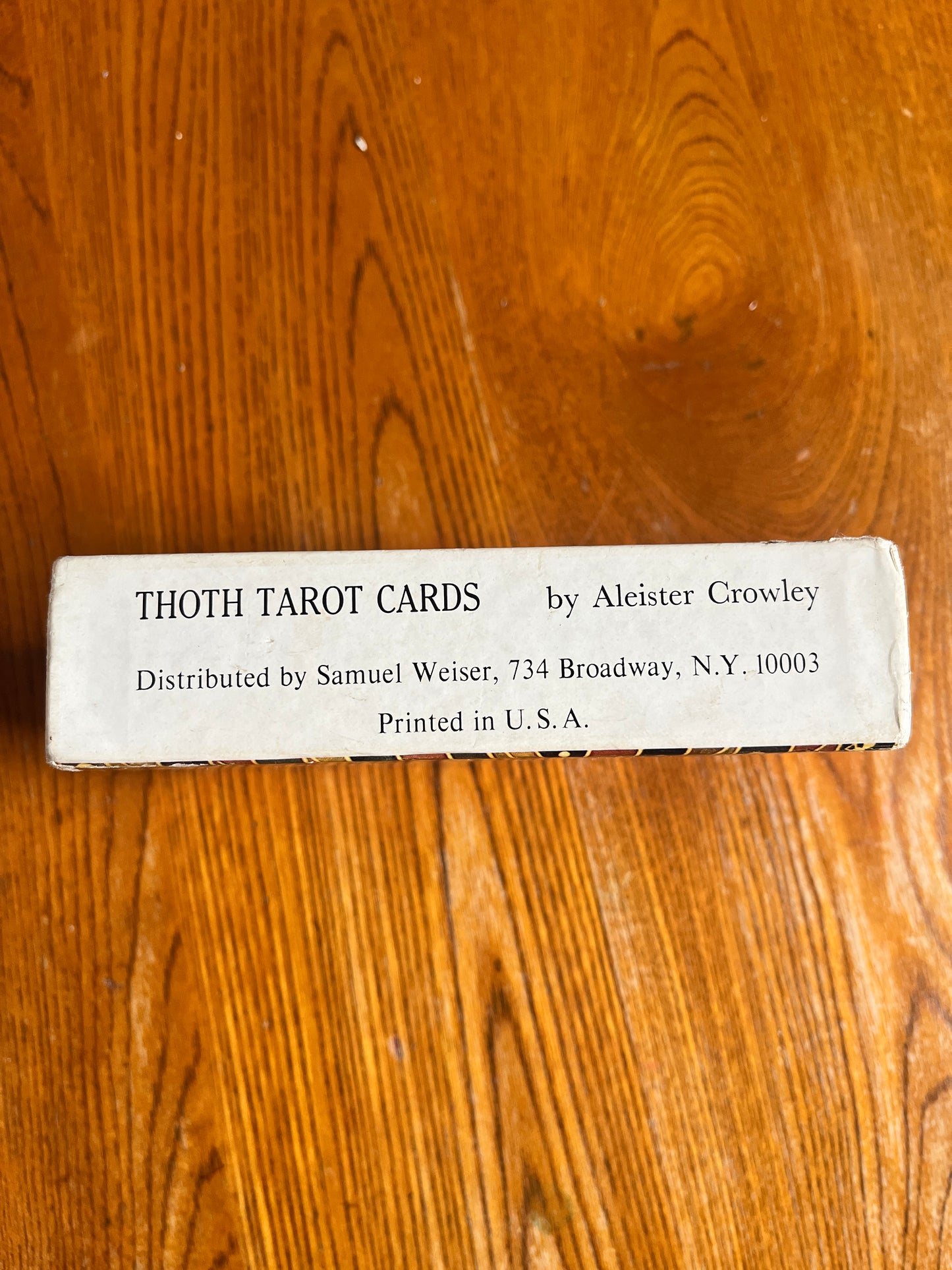 Thoth Tarot Cards - Aleister Crowley & Frieda Harris (Samuel Weiser Edition 1973 - "Version B")