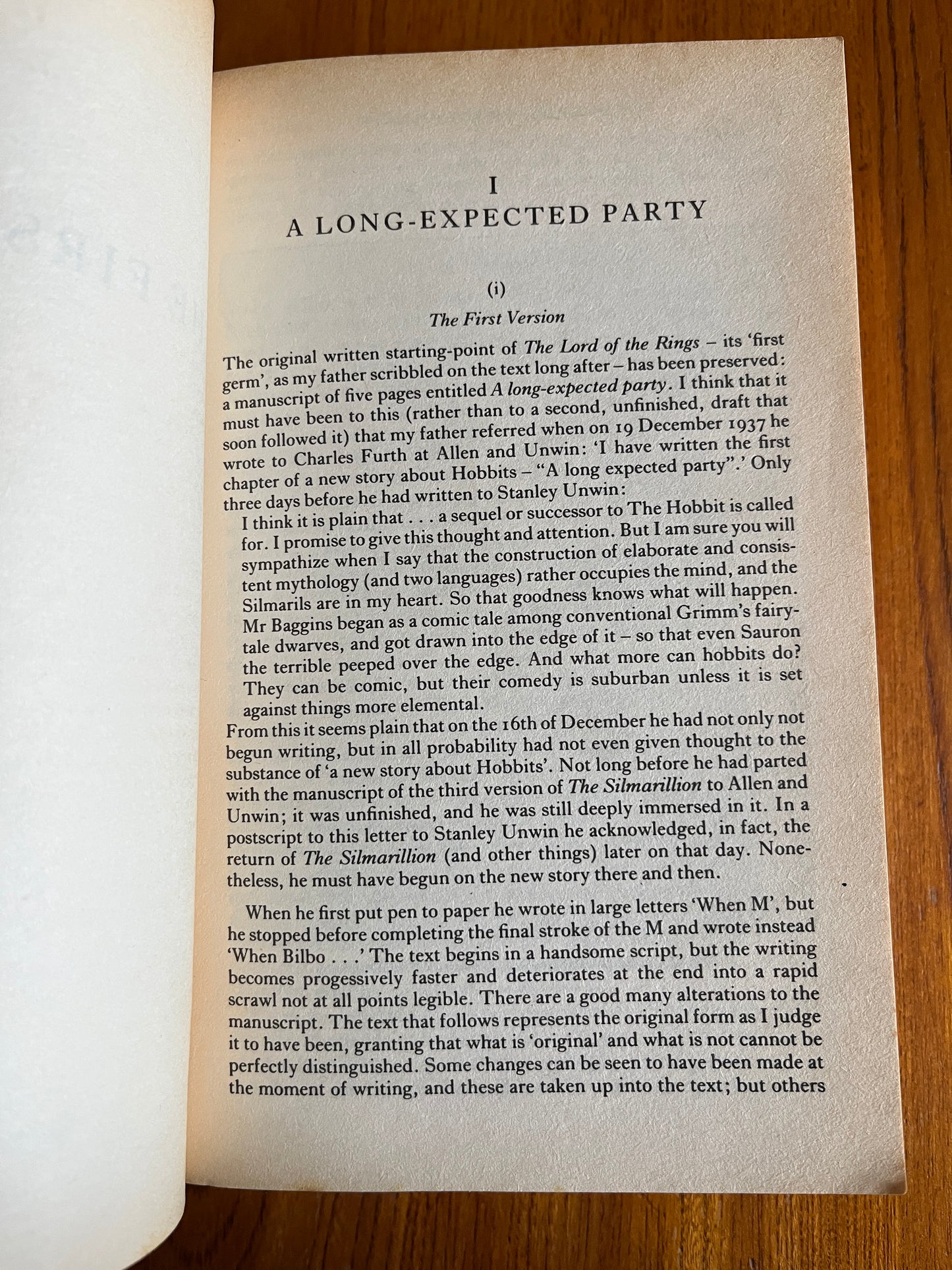 The History of the Lord of the Rings Part One: The Return of the Shadow – JRR Tolkien