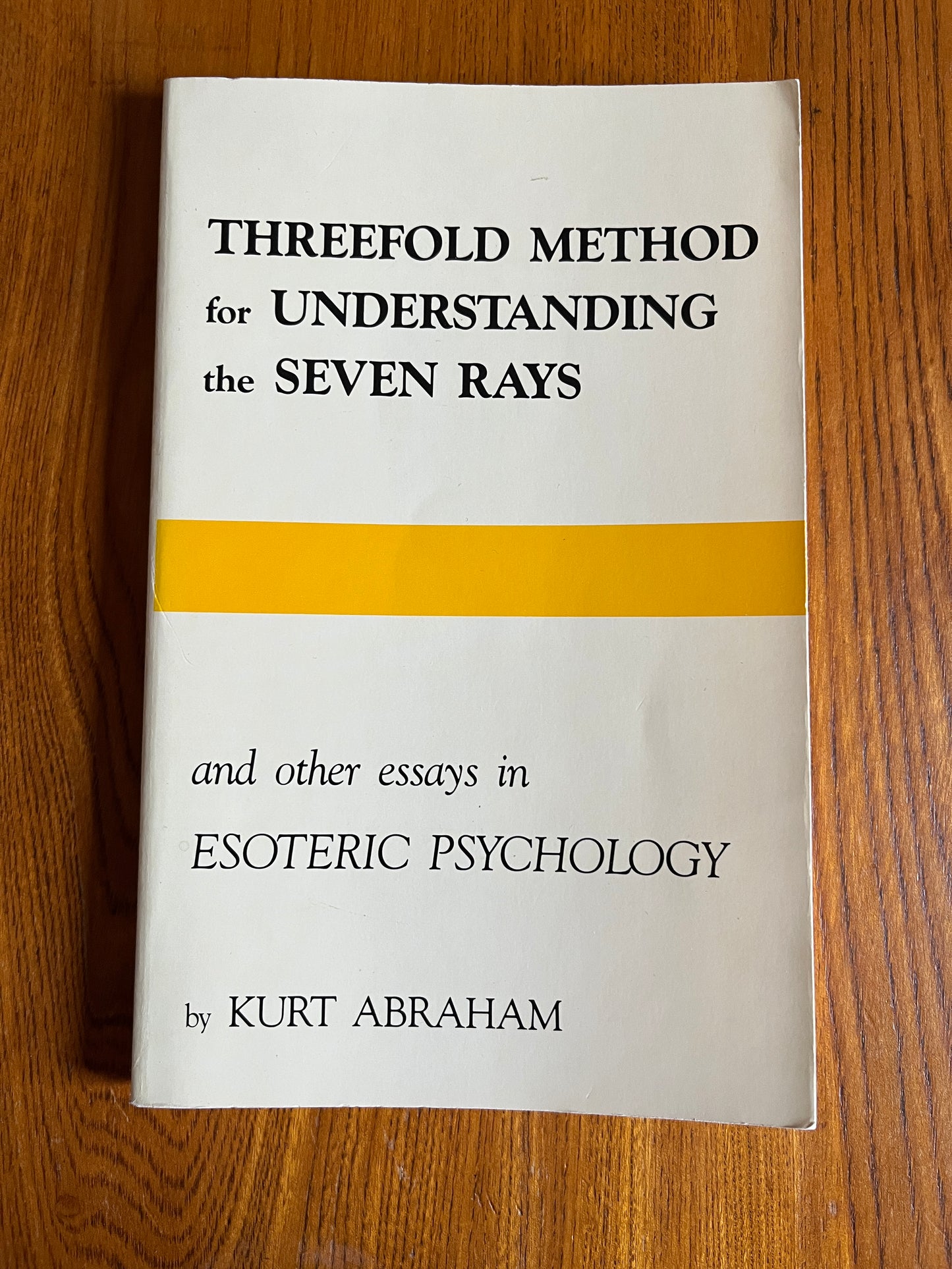 Threefold Method for Understanding the Seven Rays – Kurt Abraham