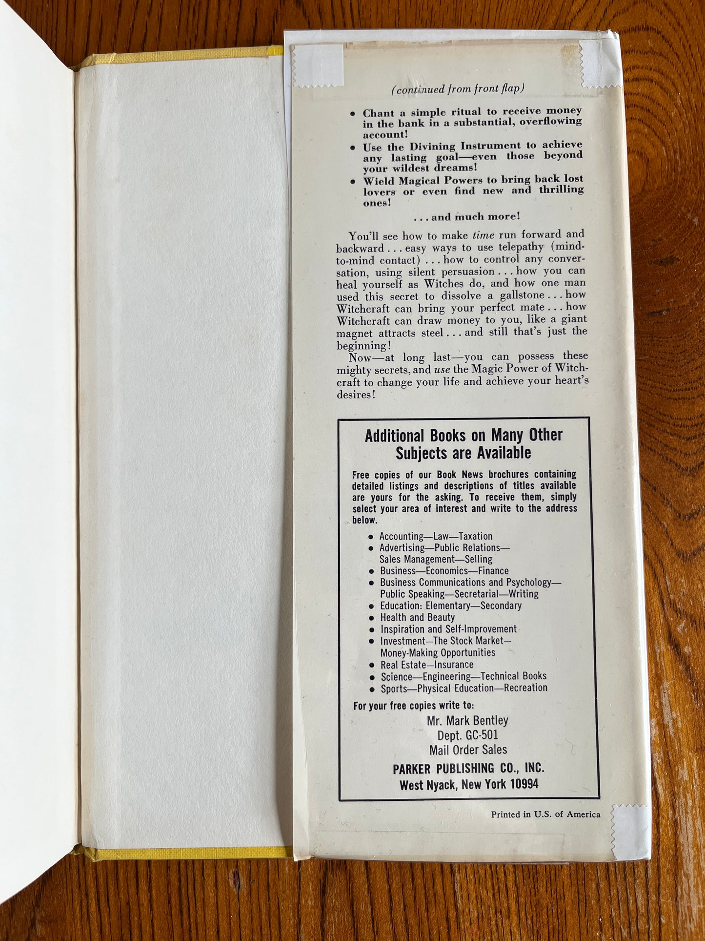 The Magic Power of Witchcraft - Gavin Frost & Yvonne Frost (First Edition 1976)