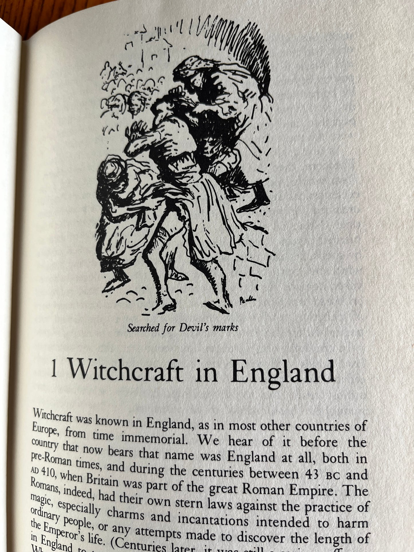 Witchcraft in England - Christina Hole, illus Mervyn Peake (First Edition 1977)