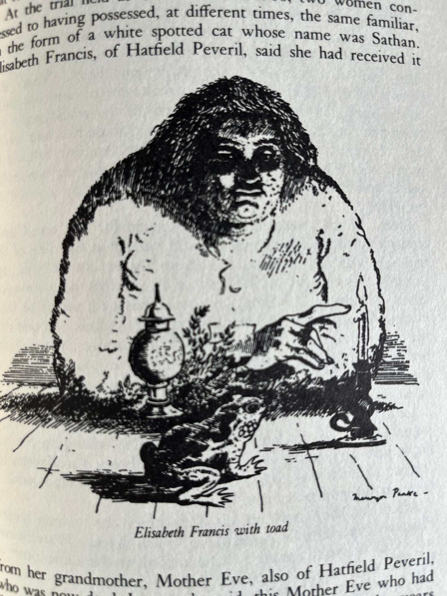 Witchcraft in England - Christina Hole, illus Mervyn Peake (First Edition 1977)