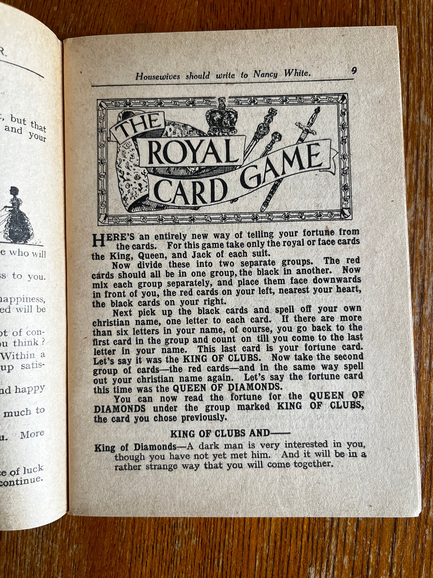 The Complete Fortune Teller - RARE 1930s Newspaper Insert Booklet by Red Letter Magazine