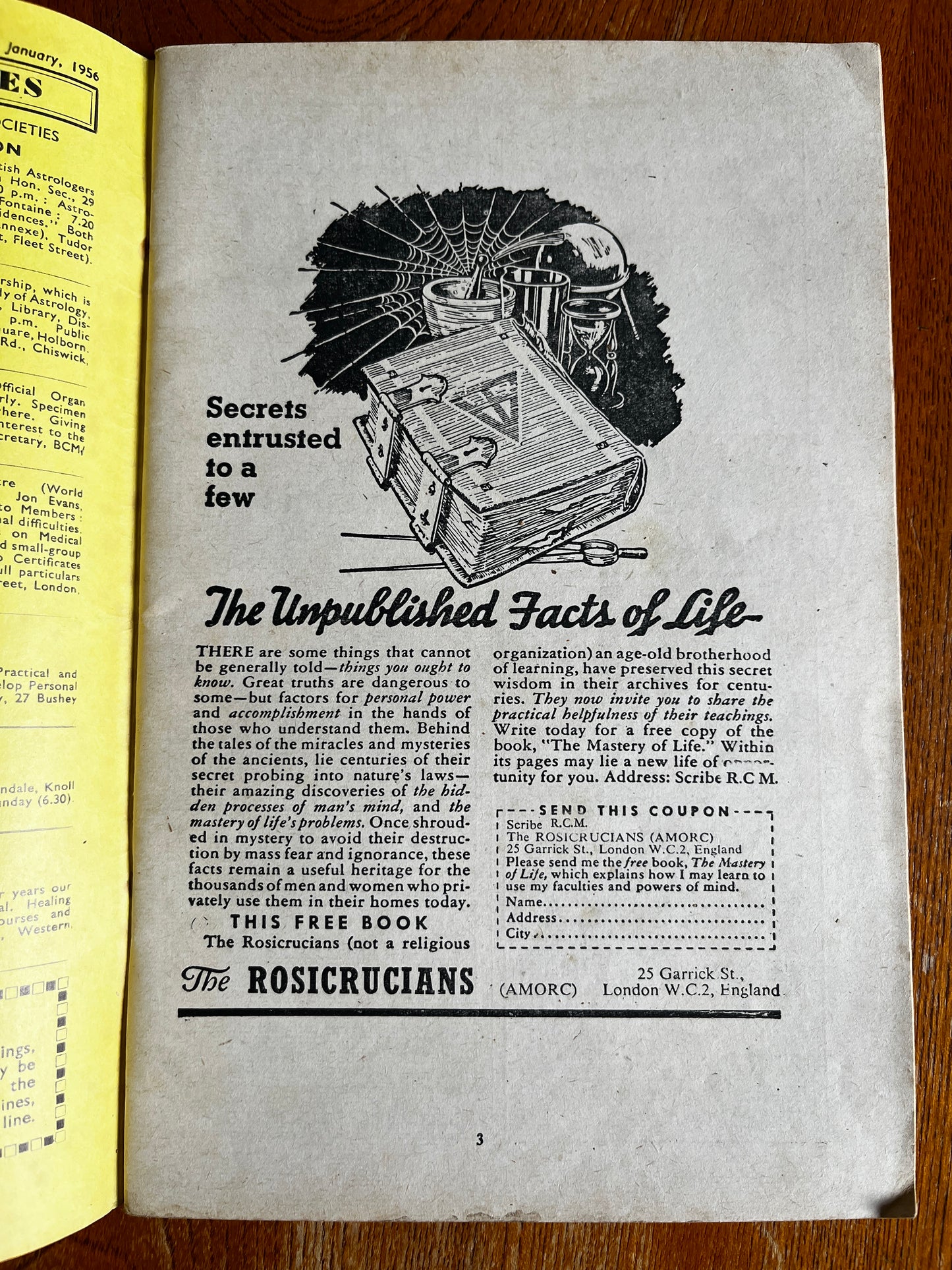 Prediction Magazine - January 1956 (RARE)
