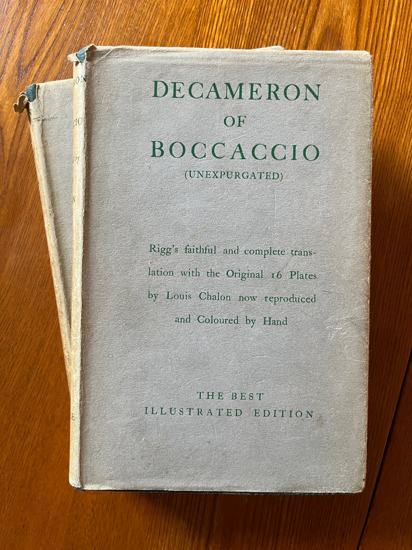 Decameron of Boccaccio - Hand Painted Erotic Illustration (2 Volumes)
