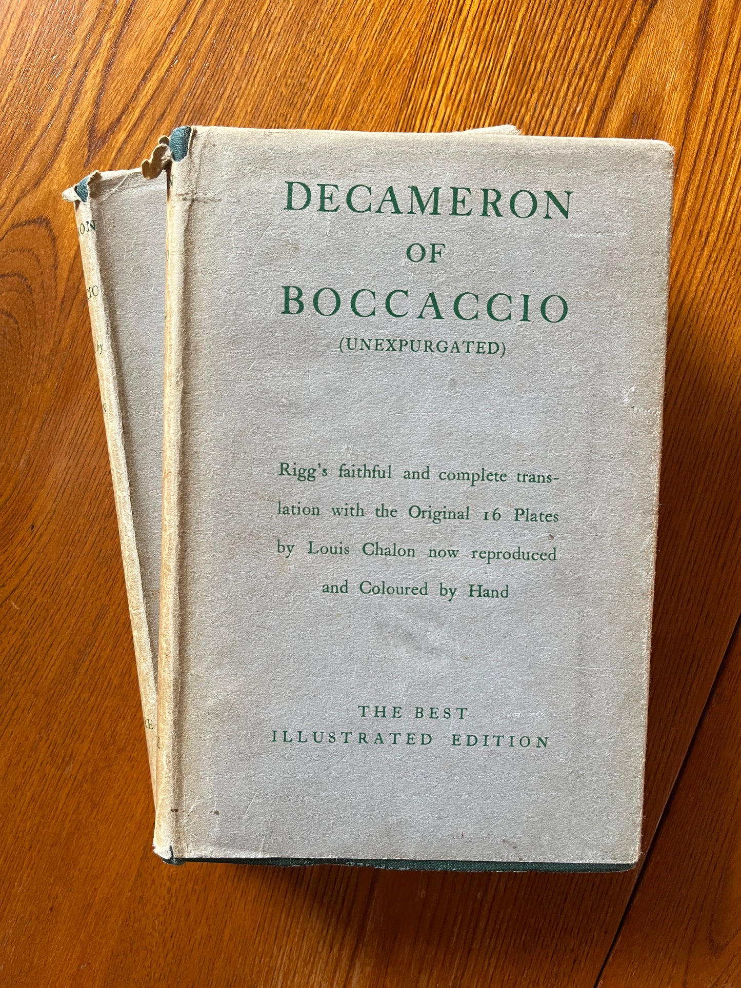 Decameron of Boccaccio - Hand Painted Erotic Illustration (2 Volumes)
