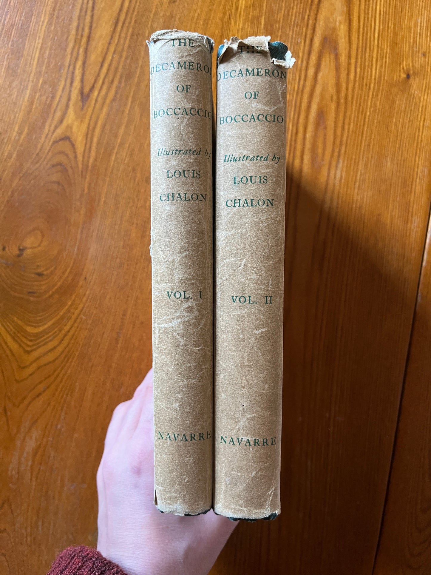 Decameron of Boccaccio - Hand Painted Erotic Illustration (2 Volumes)
