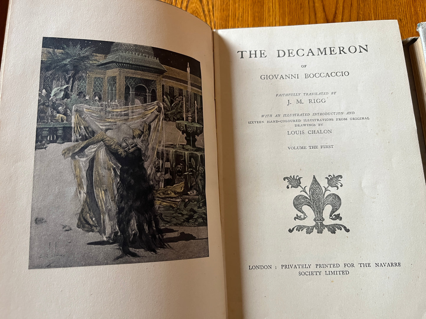 Decameron of Boccaccio - Hand Painted Erotic Illustration (2 Volumes)