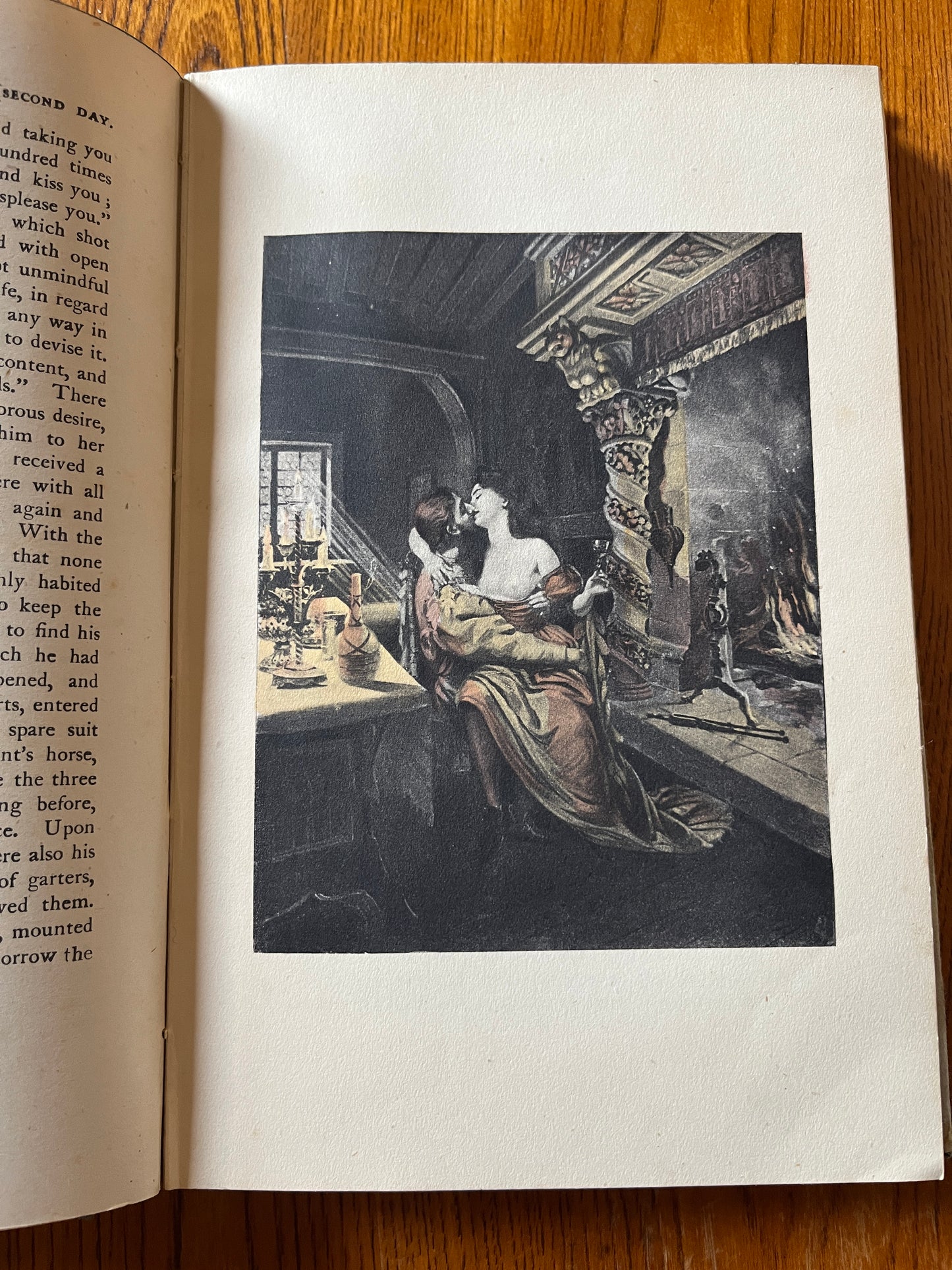 Decameron of Boccaccio - Hand Painted Erotic Illustration (2 Volumes)