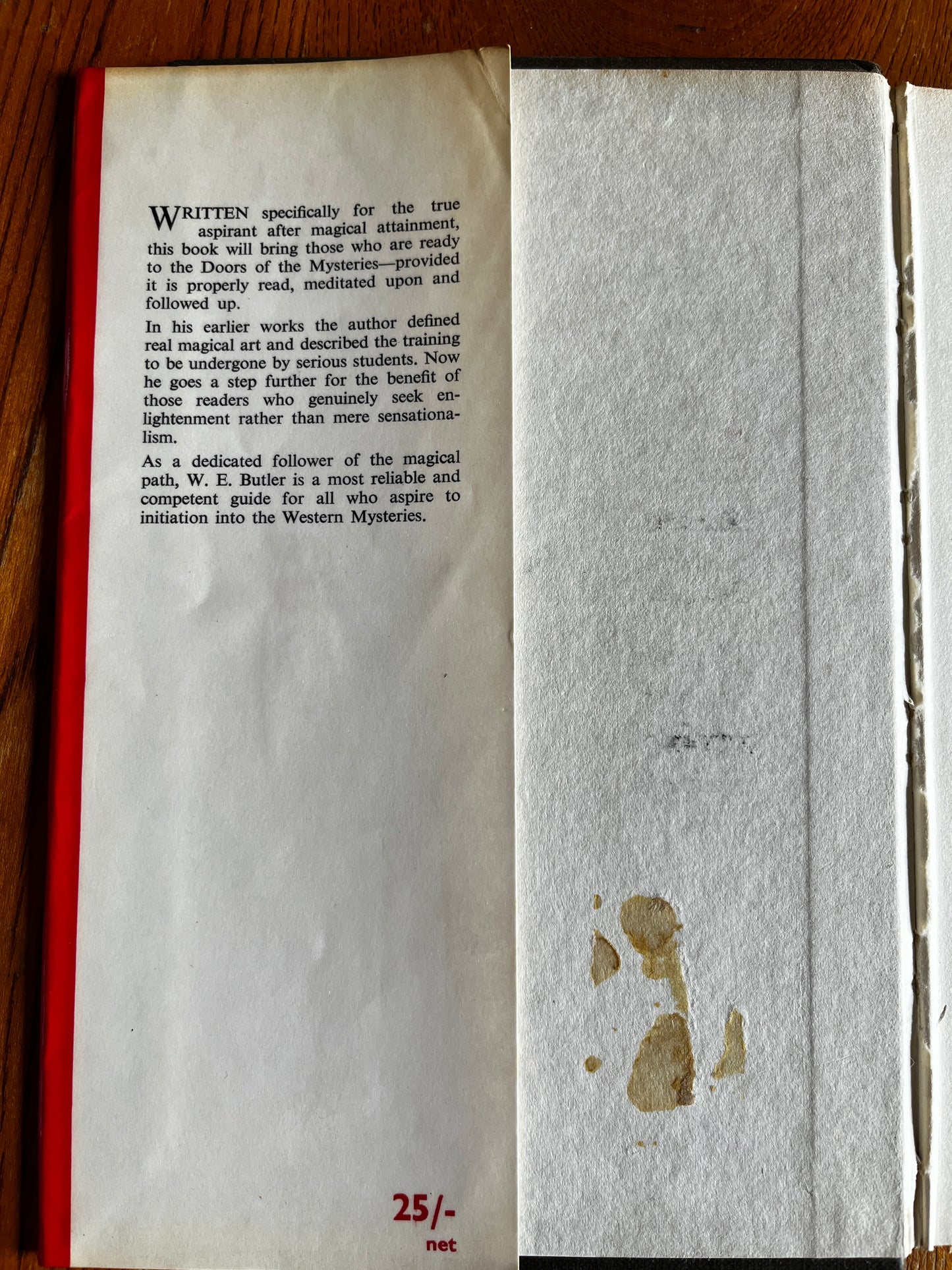 Apprenticed to Magic - W E Butler (1969 Hardback)