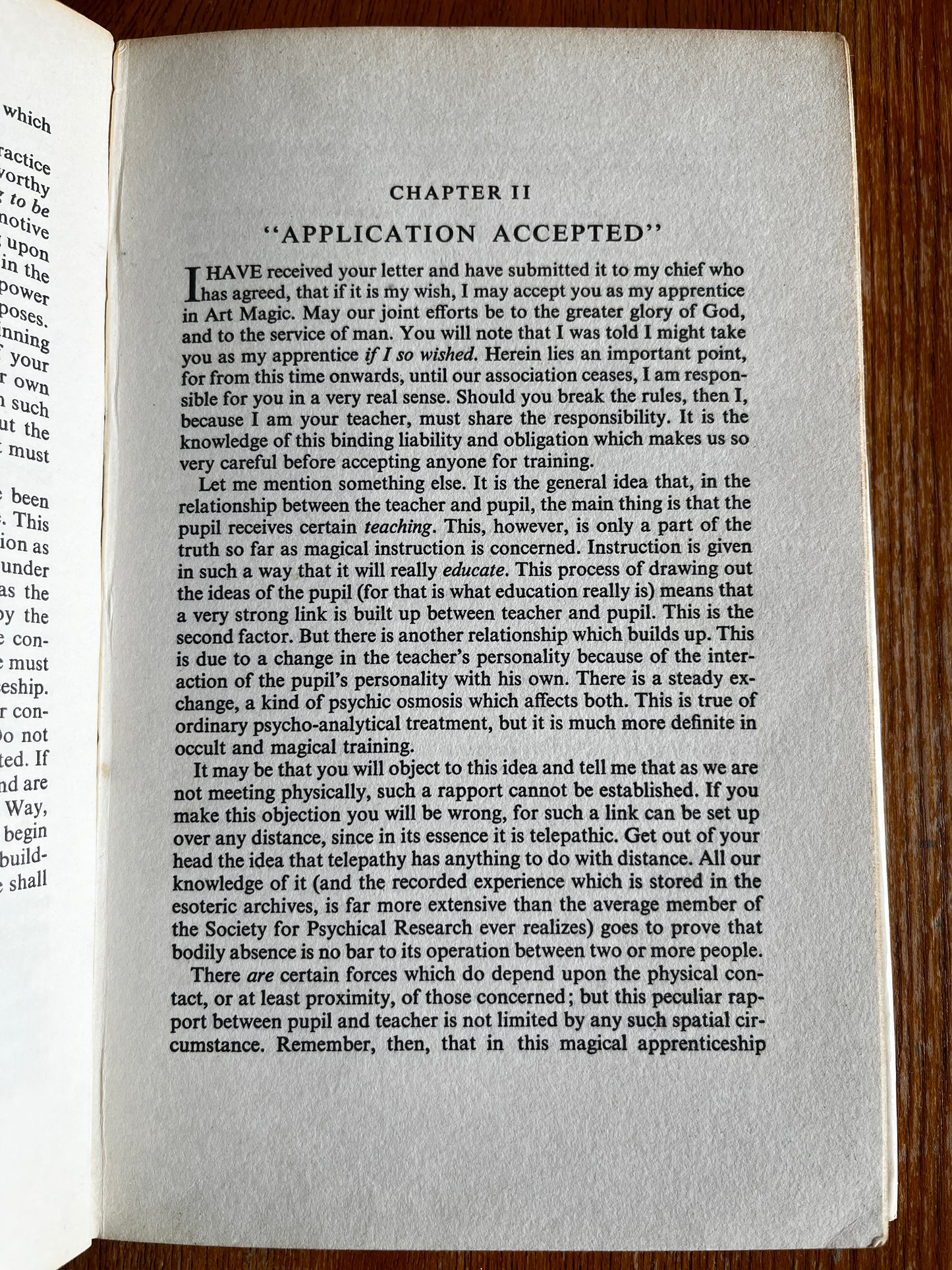 Apprenticed to Magic - W E Butler (1969 Hardback)