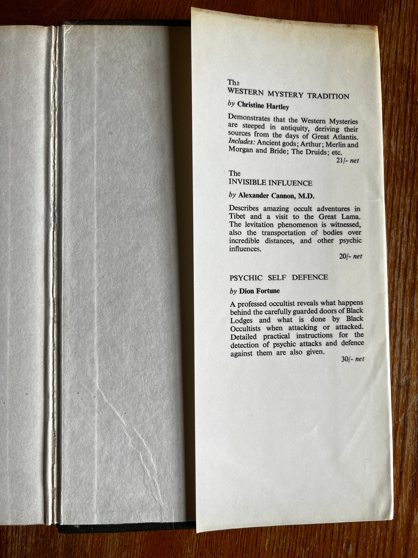 Apprenticed to Magic - W E Butler (1969 Hardback)