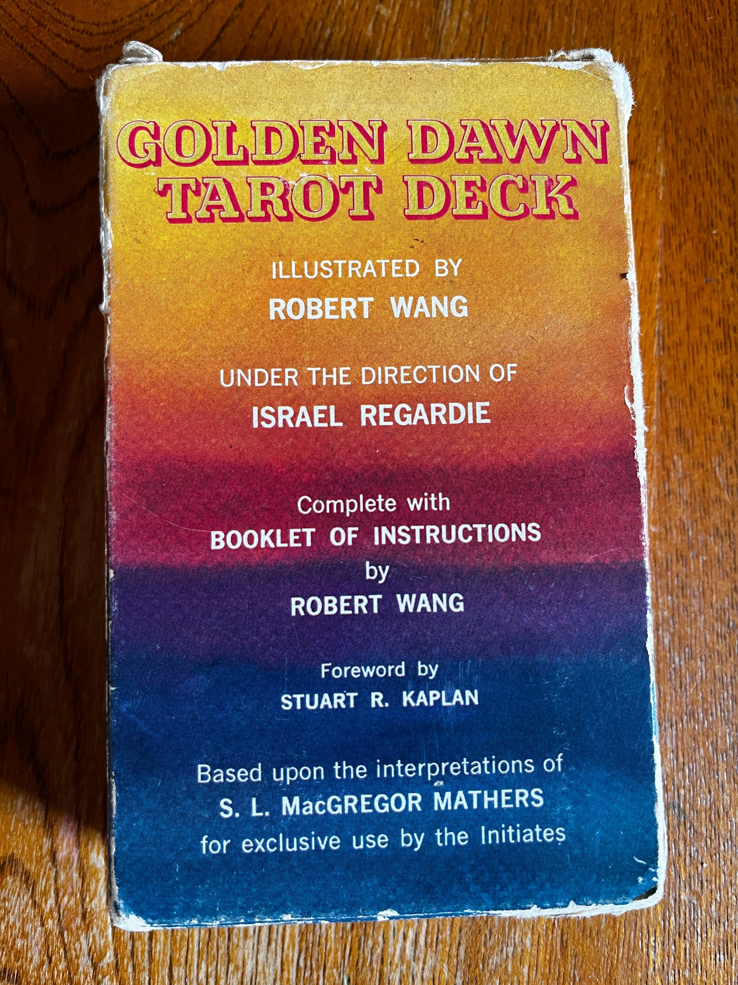 The Golden Dawn Tarot - Regardie & Wang (1978)
