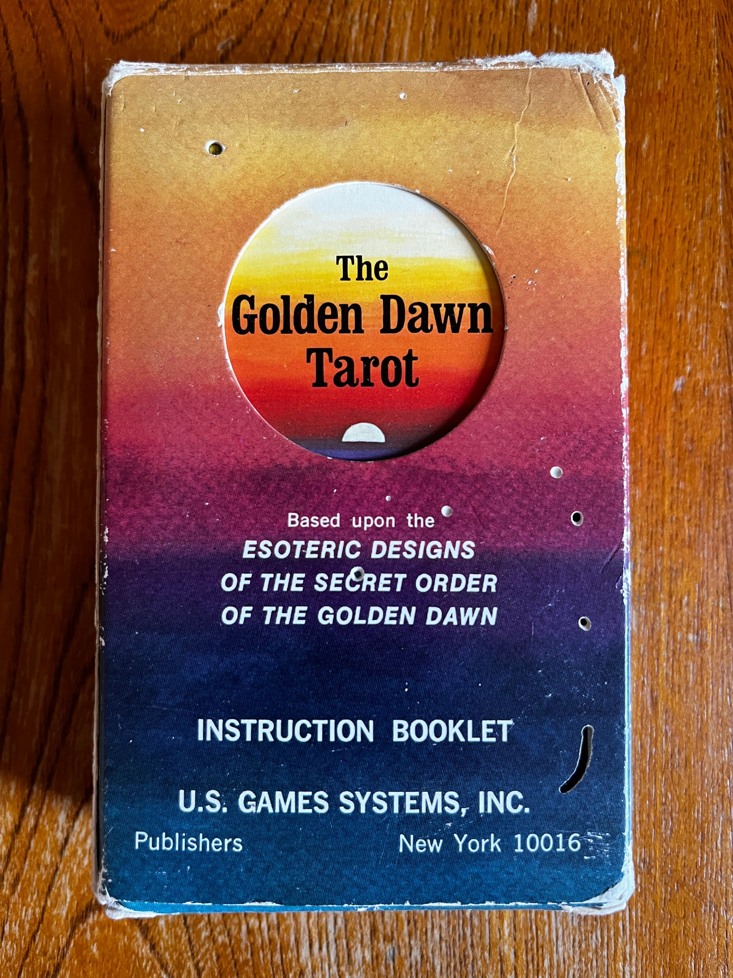 The Golden Dawn Tarot - Regardie & Wang (1978)