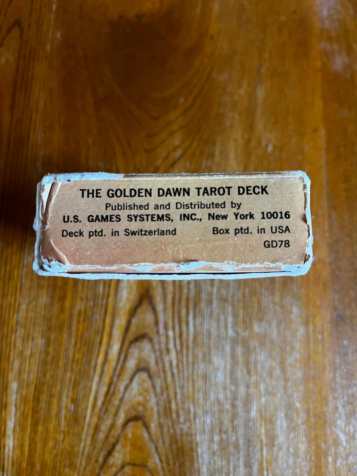 The Golden Dawn Tarot - Regardie & Wang (1978)