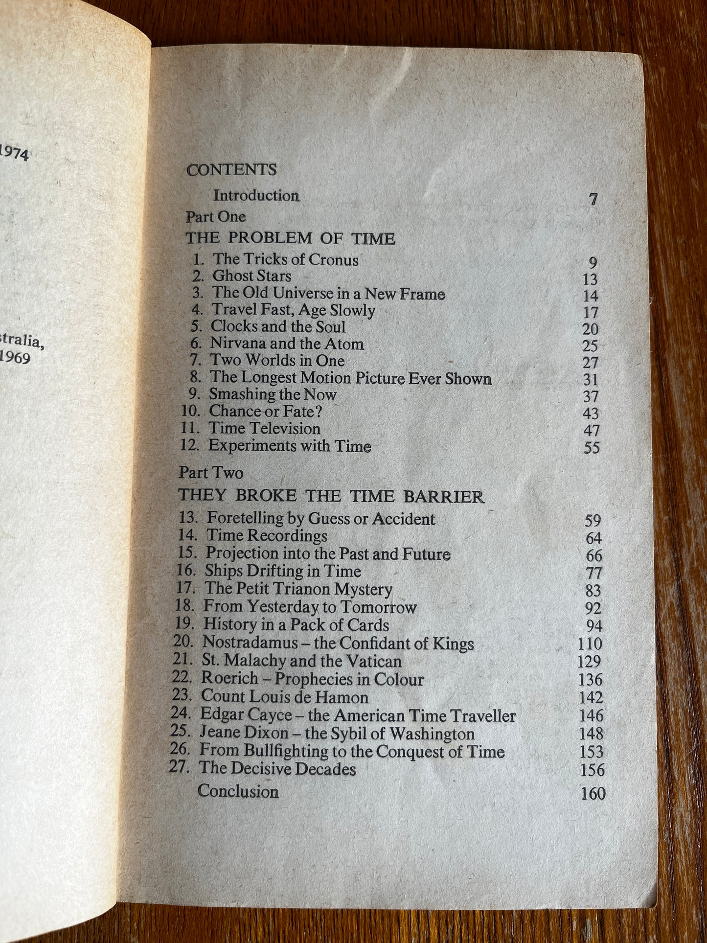 Beyond the Time Barrier - Andrew Thomas (First Edition 1974 Sphere)