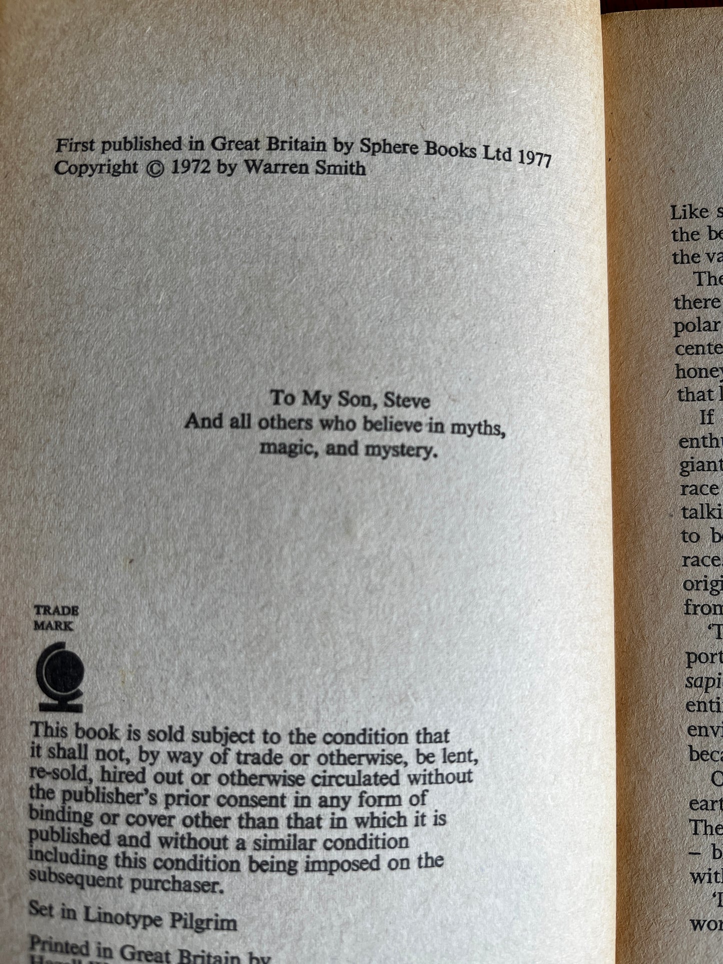 This Hollow Earth - Warren Smith (1977 Sphere)