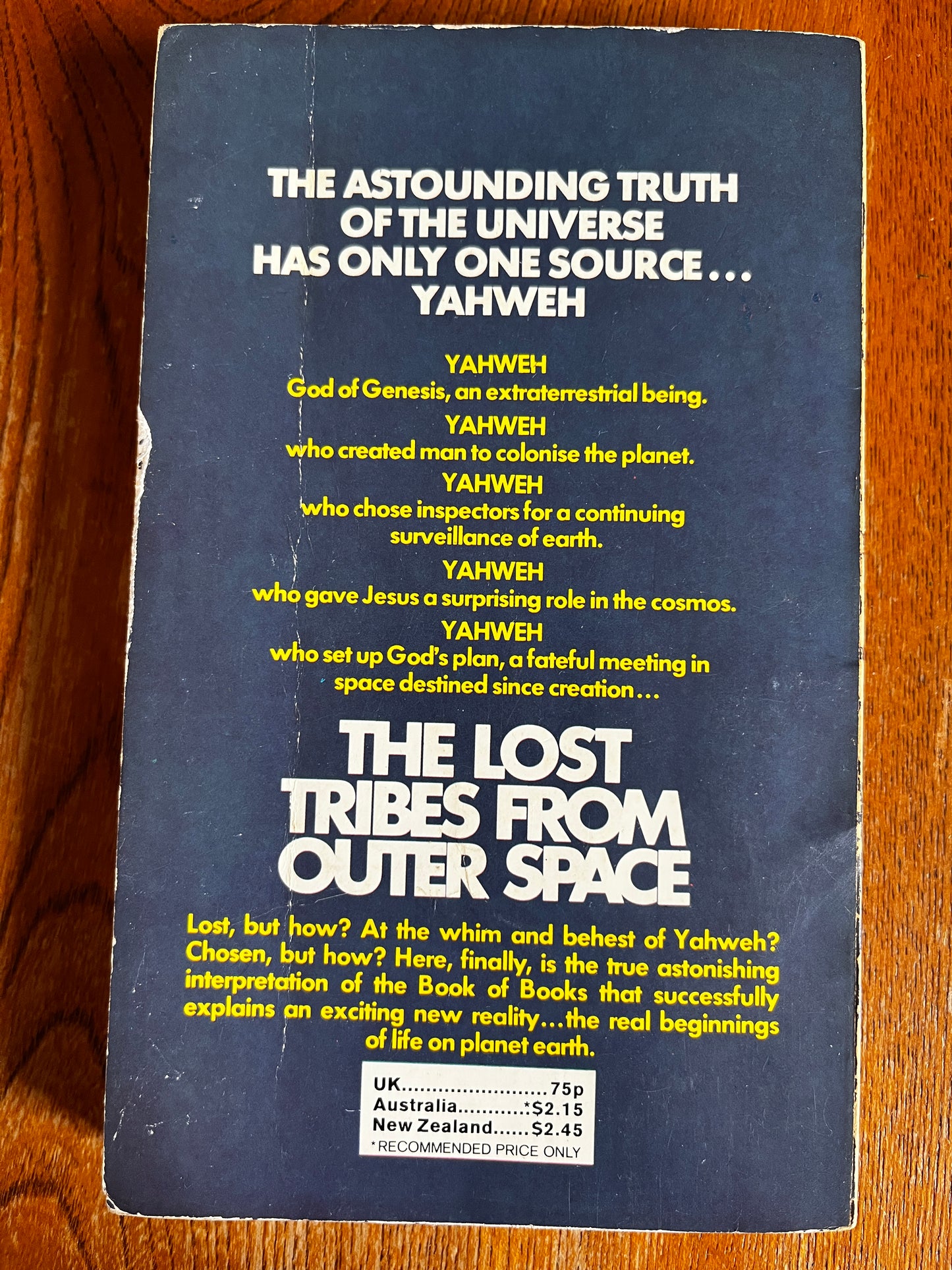 The Lost Tribes From Outer Space - Marc Dem (1977 First Edition Corgi)