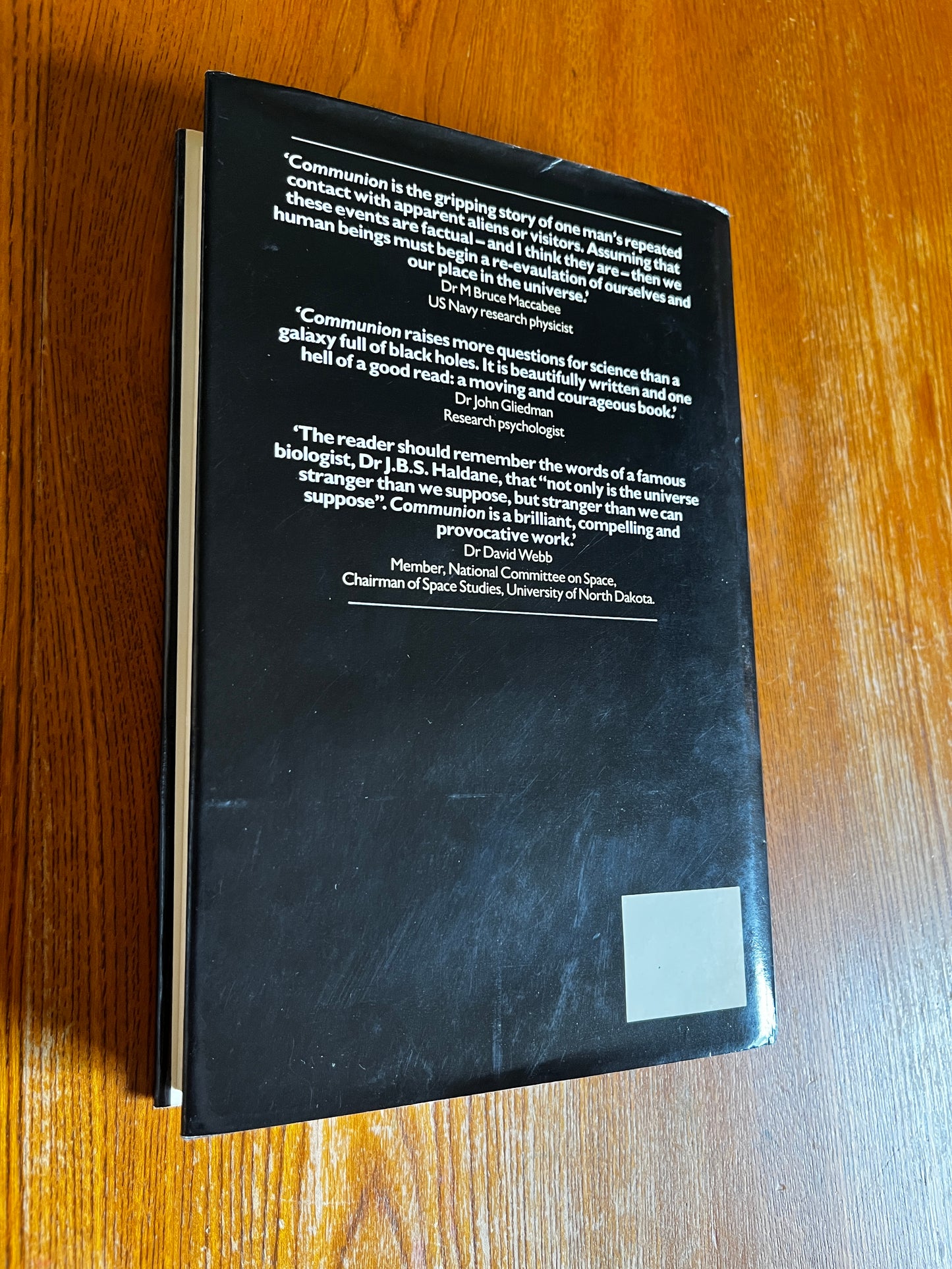Communion - Whitley Strieber (UK First Edition)