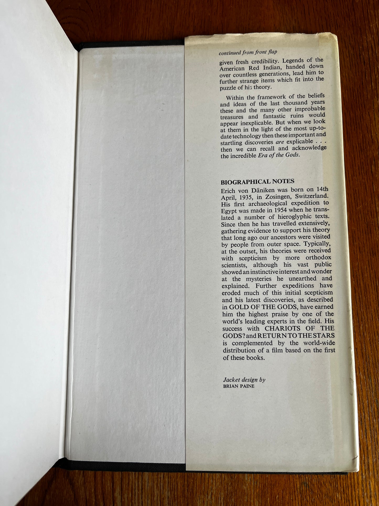 The Gold of the Gods - Erich Von Däniken (BCA Hardback)