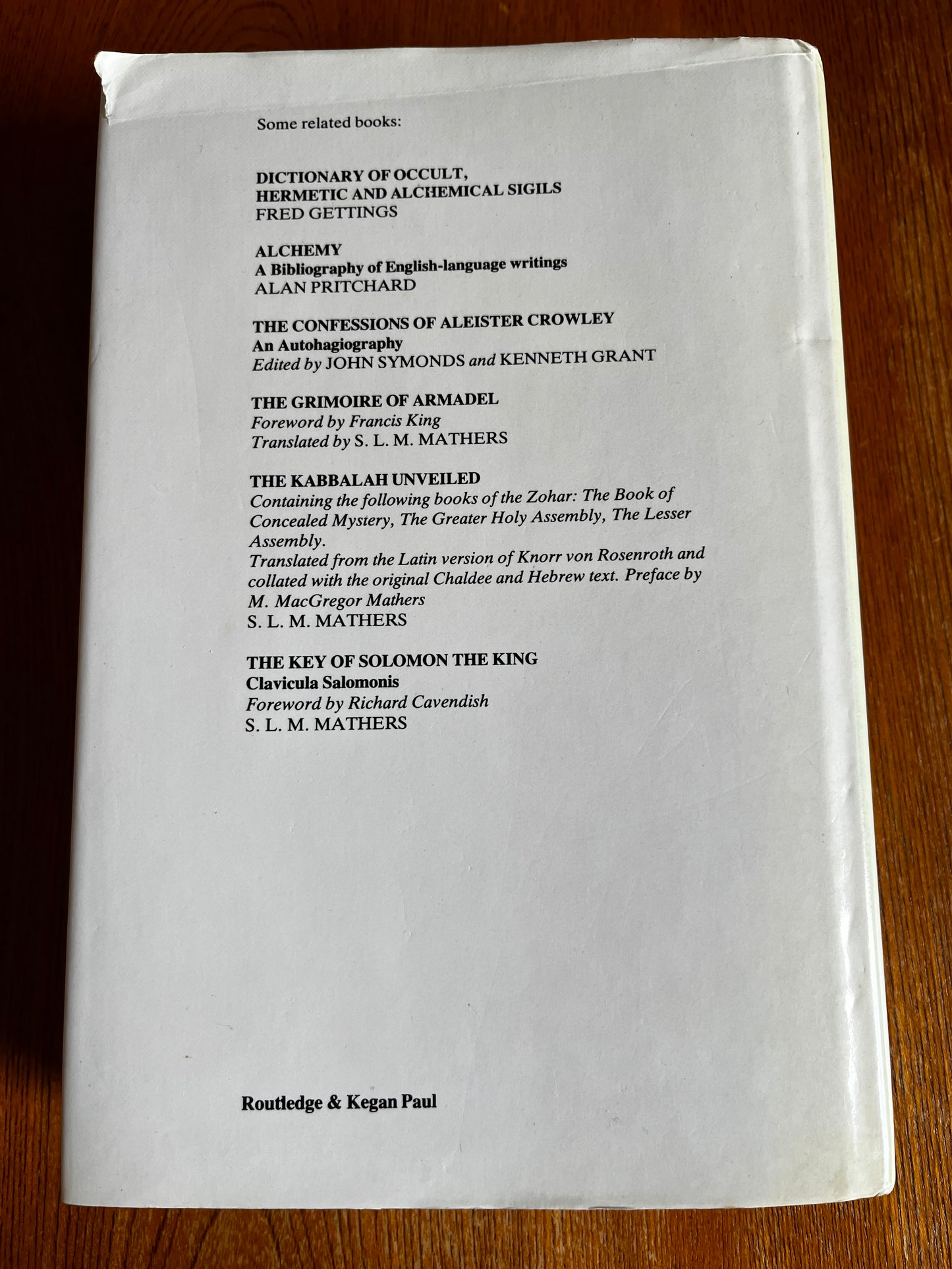 Magick - Aleister Crowley (ed Kenneth Grant & John Symonds)