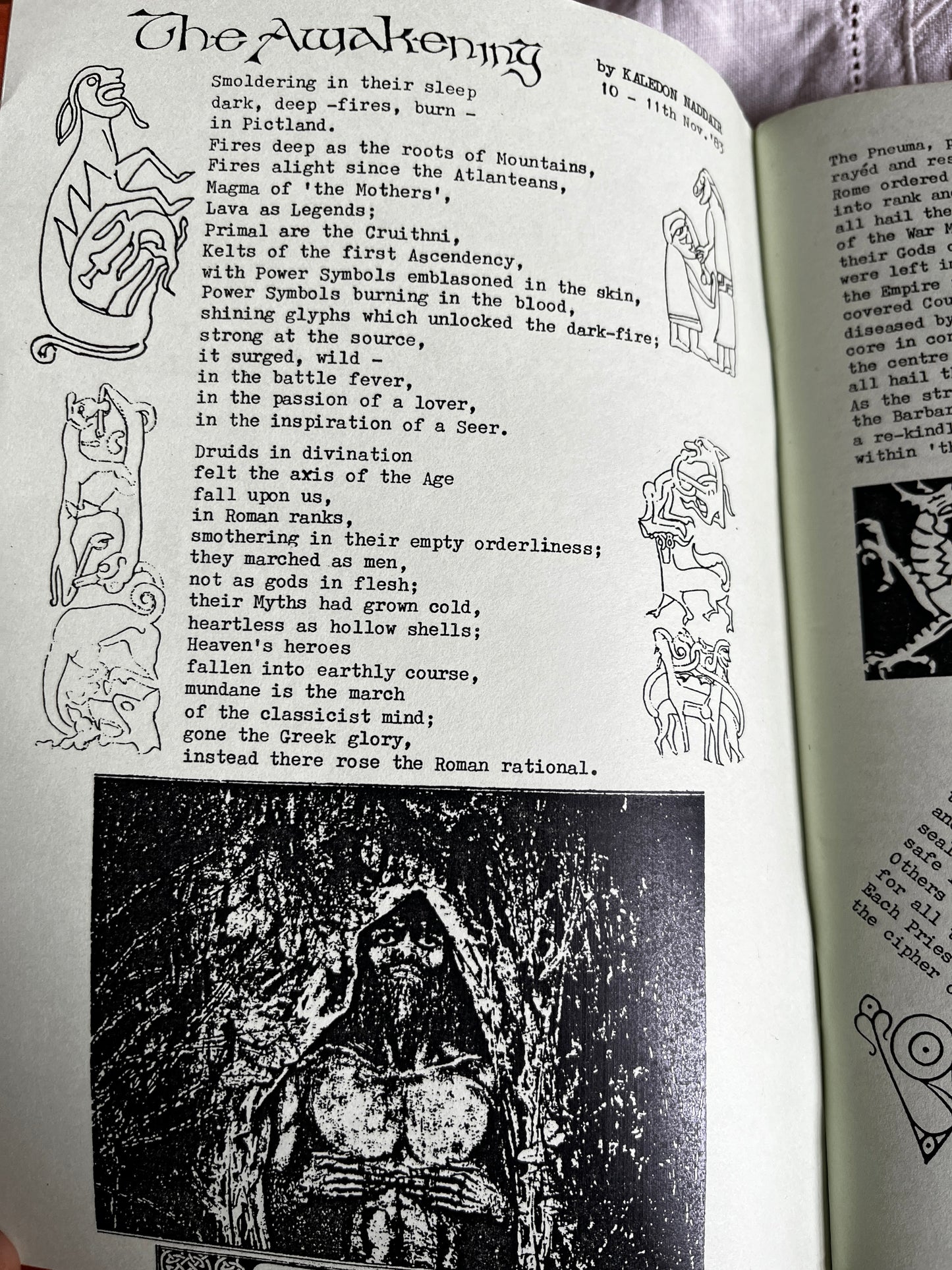The Pictish Shaman - Kaledon Naddair (1985 RARE ZINE)