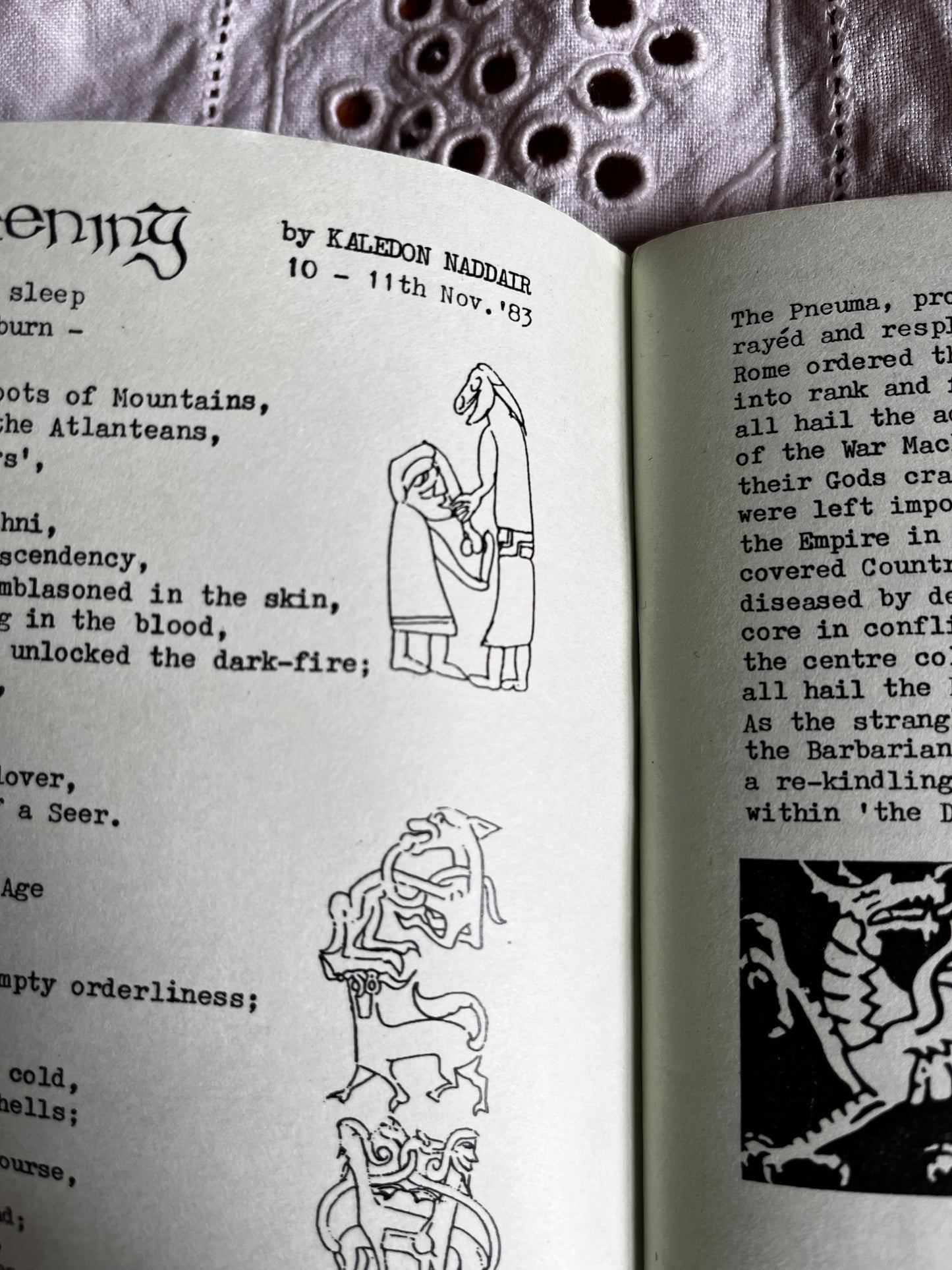 The Pictish Shaman - Kaledon Naddair (1985 RARE ZINE)