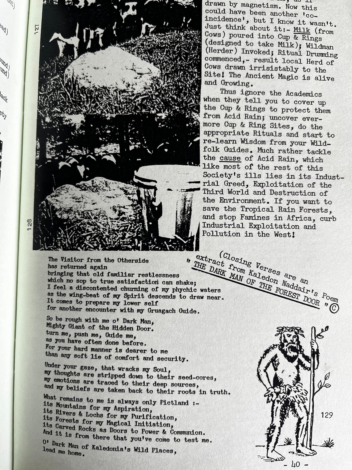 The Pictish Shaman - Kaledon Naddair (1985 RARE ZINE)