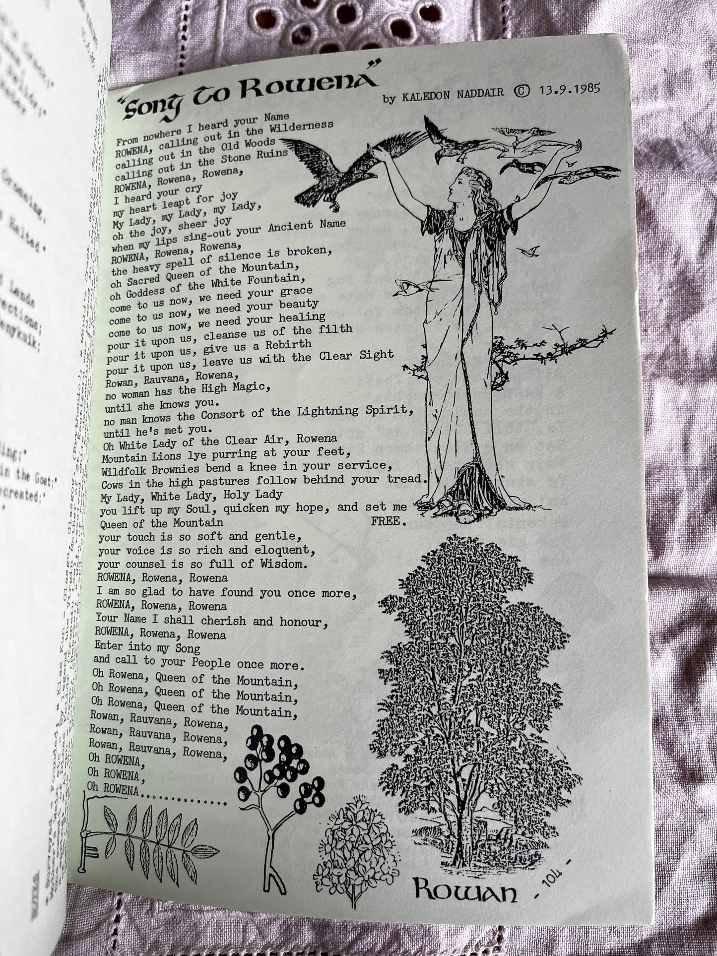 The Pictish Shaman - Kaledon Naddair (1985 RARE ZINE)