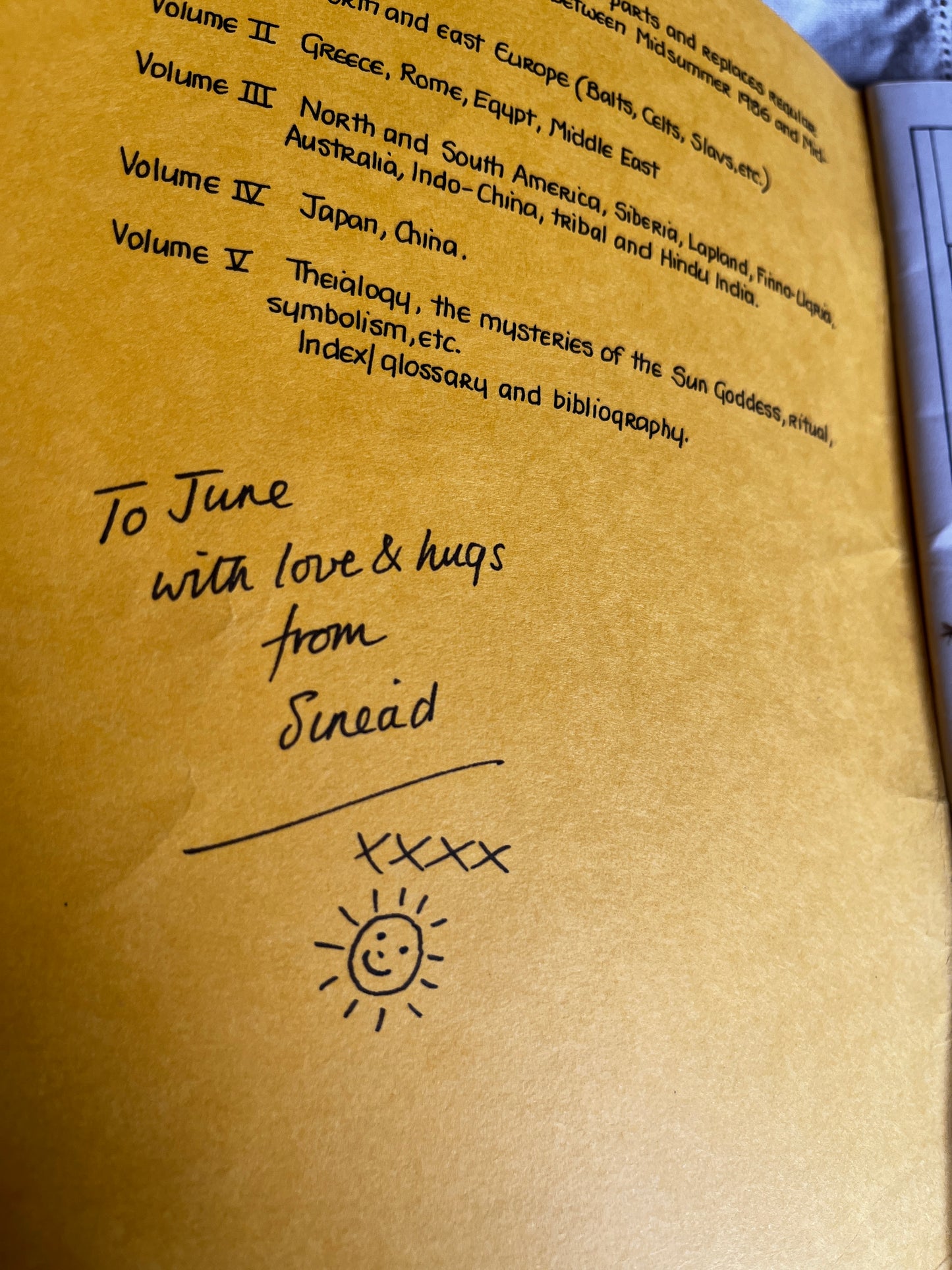 The Sun Goddess - Sinead Sula Grian (SIGNED Rare Zine 1986)