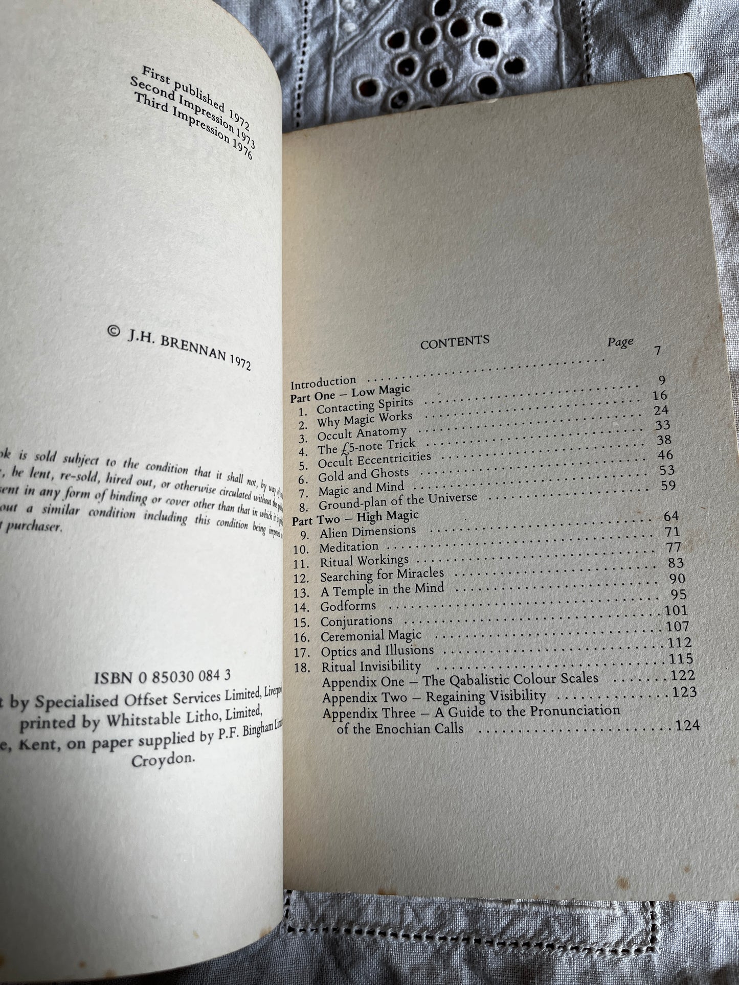 Experimental Magic - J H Brennan