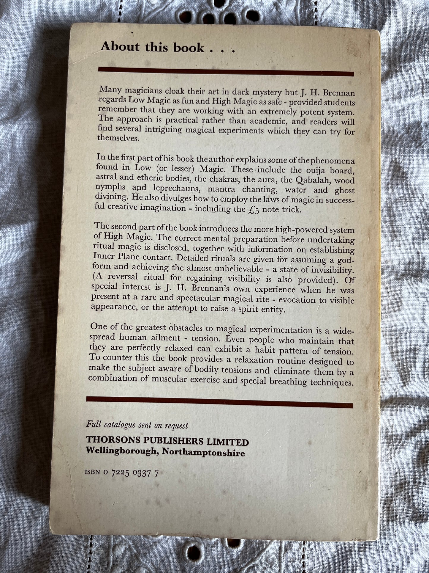 Experimental Magic - J H Brennan