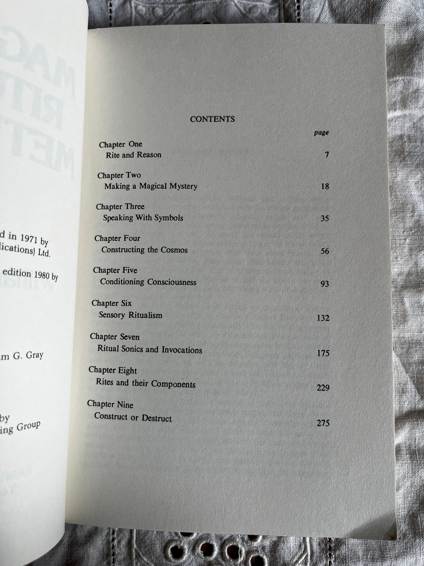 Magical Ritual Methods - William G Gray