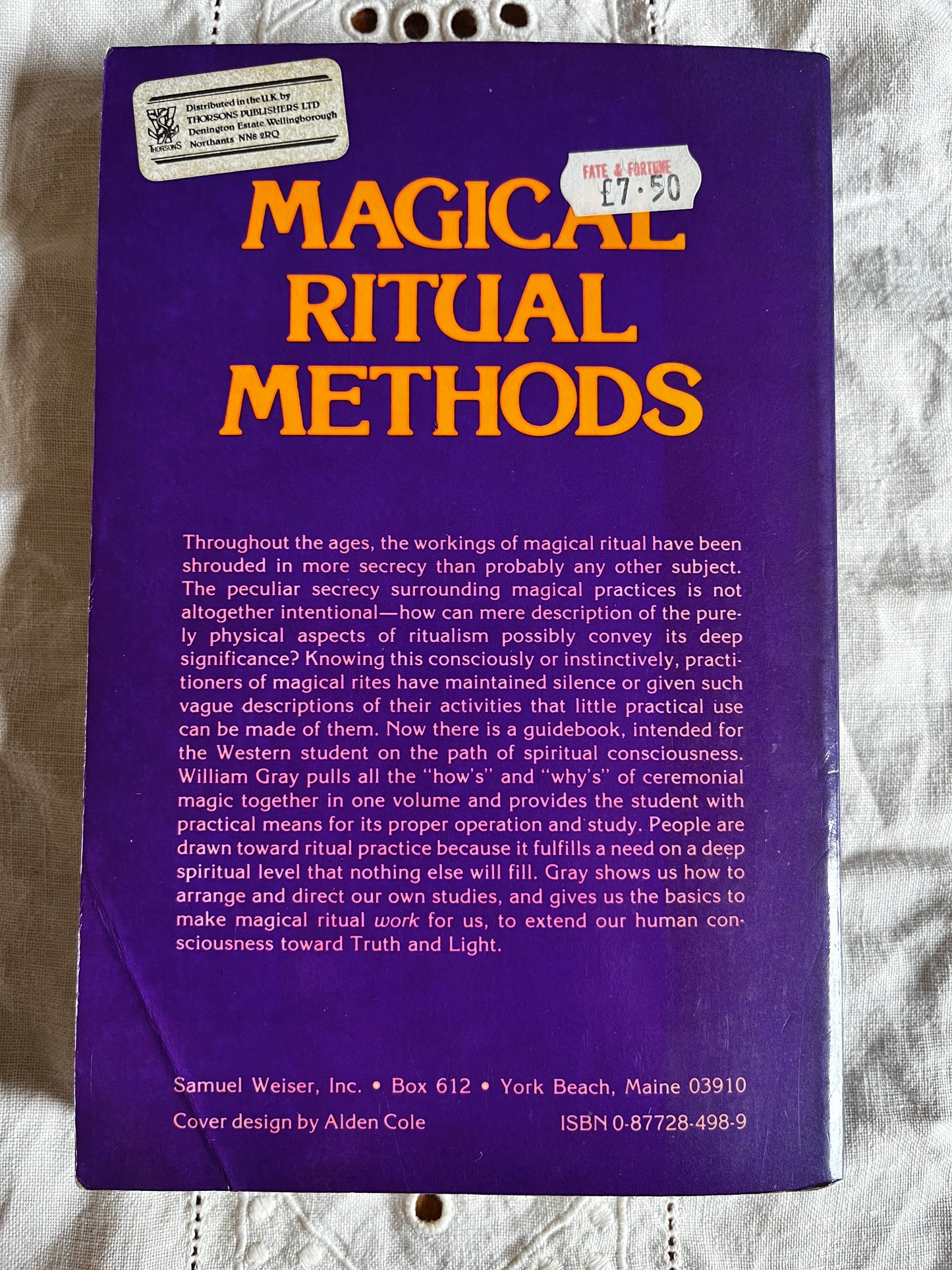 Magical Ritual Methods - William G Gray