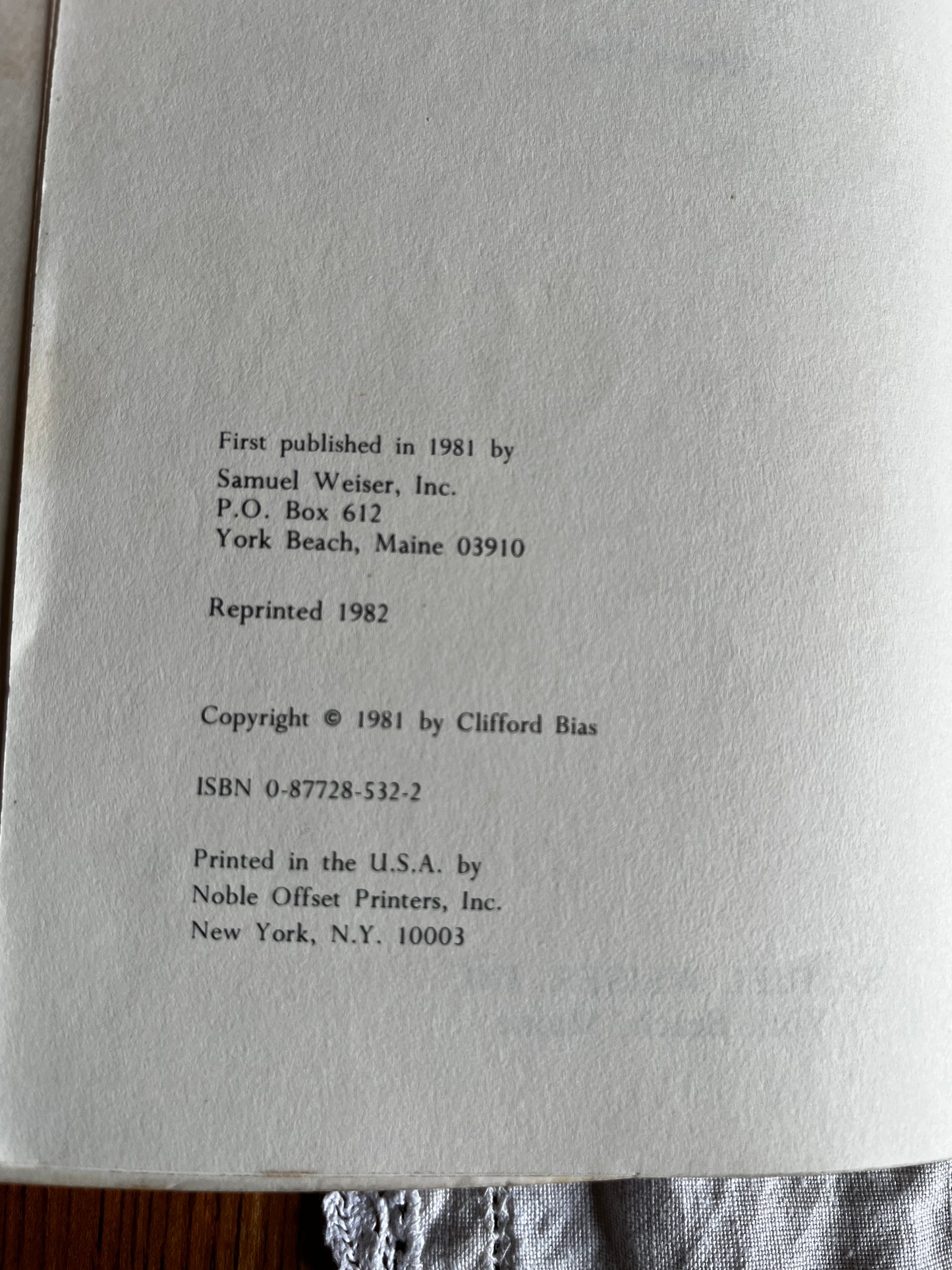 Ritual Book of Magic - Clifford Bias
