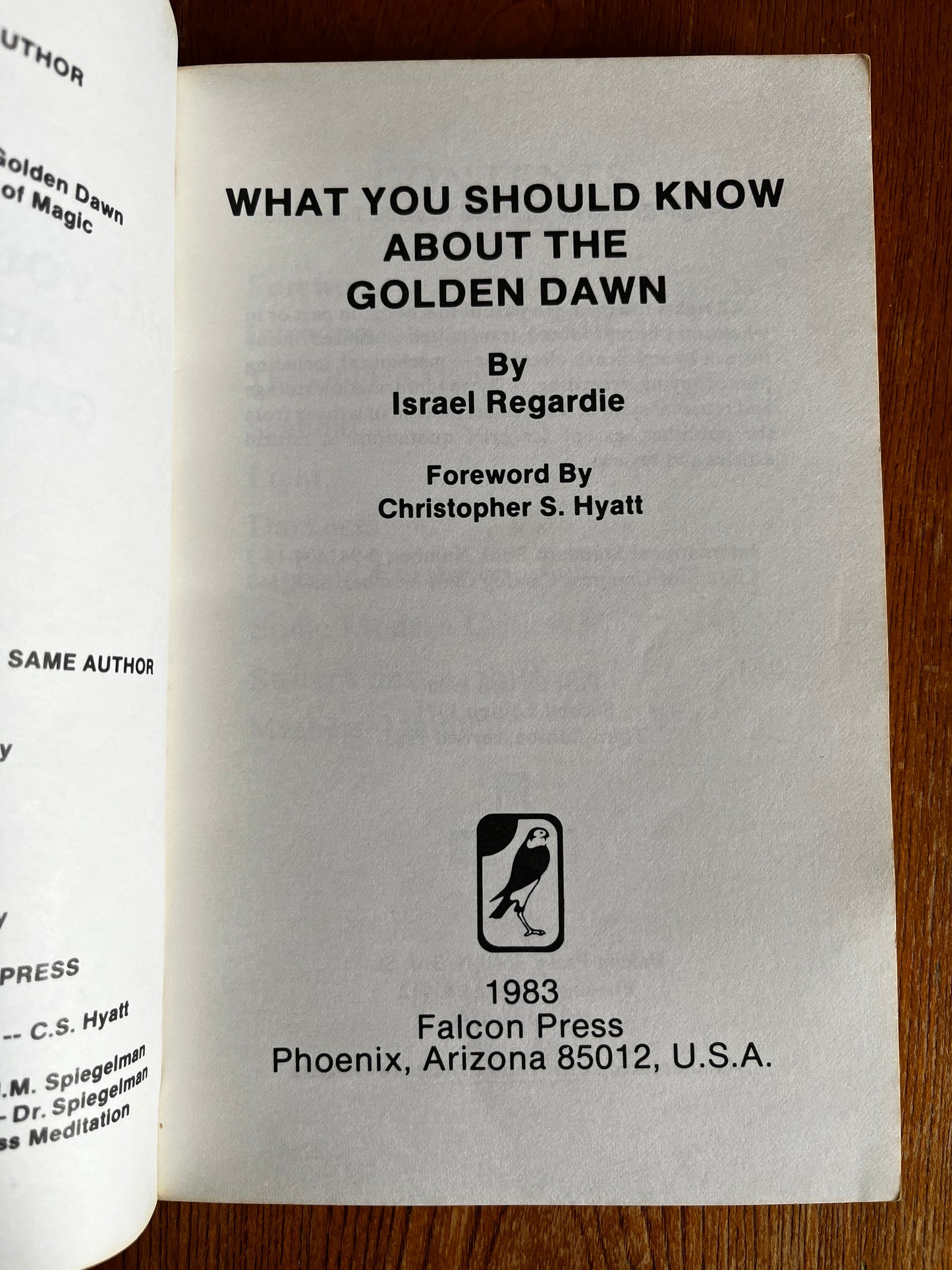 What You Should Know About the Golden Dawn - Israel Regardie