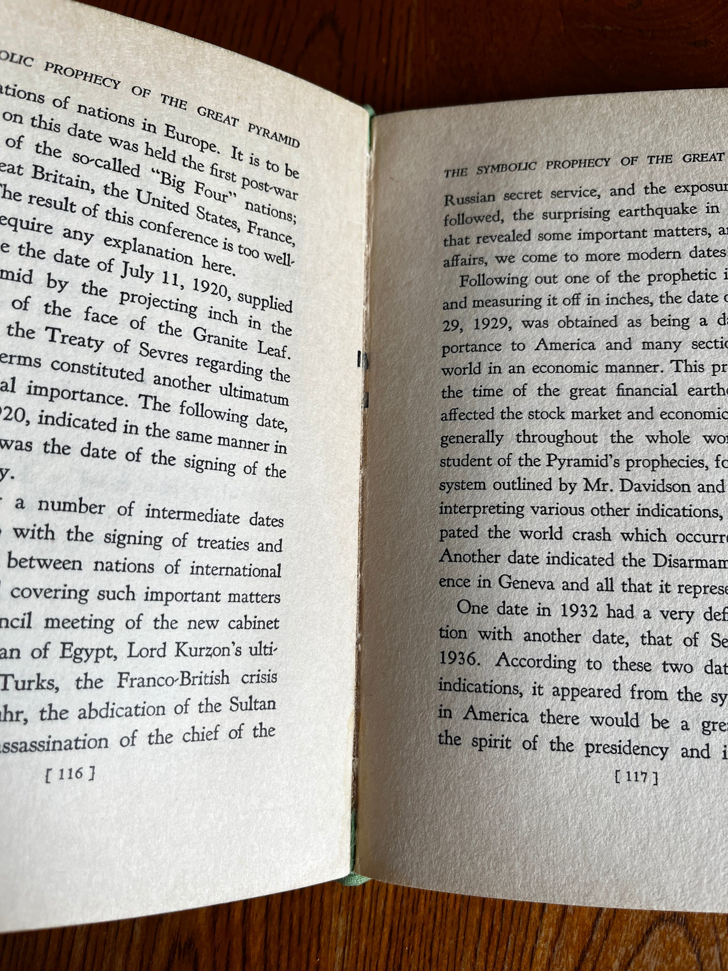 The Symbolic Prophecy of the Great Pyramid - H Spencer Lewis (1936 First Edition)