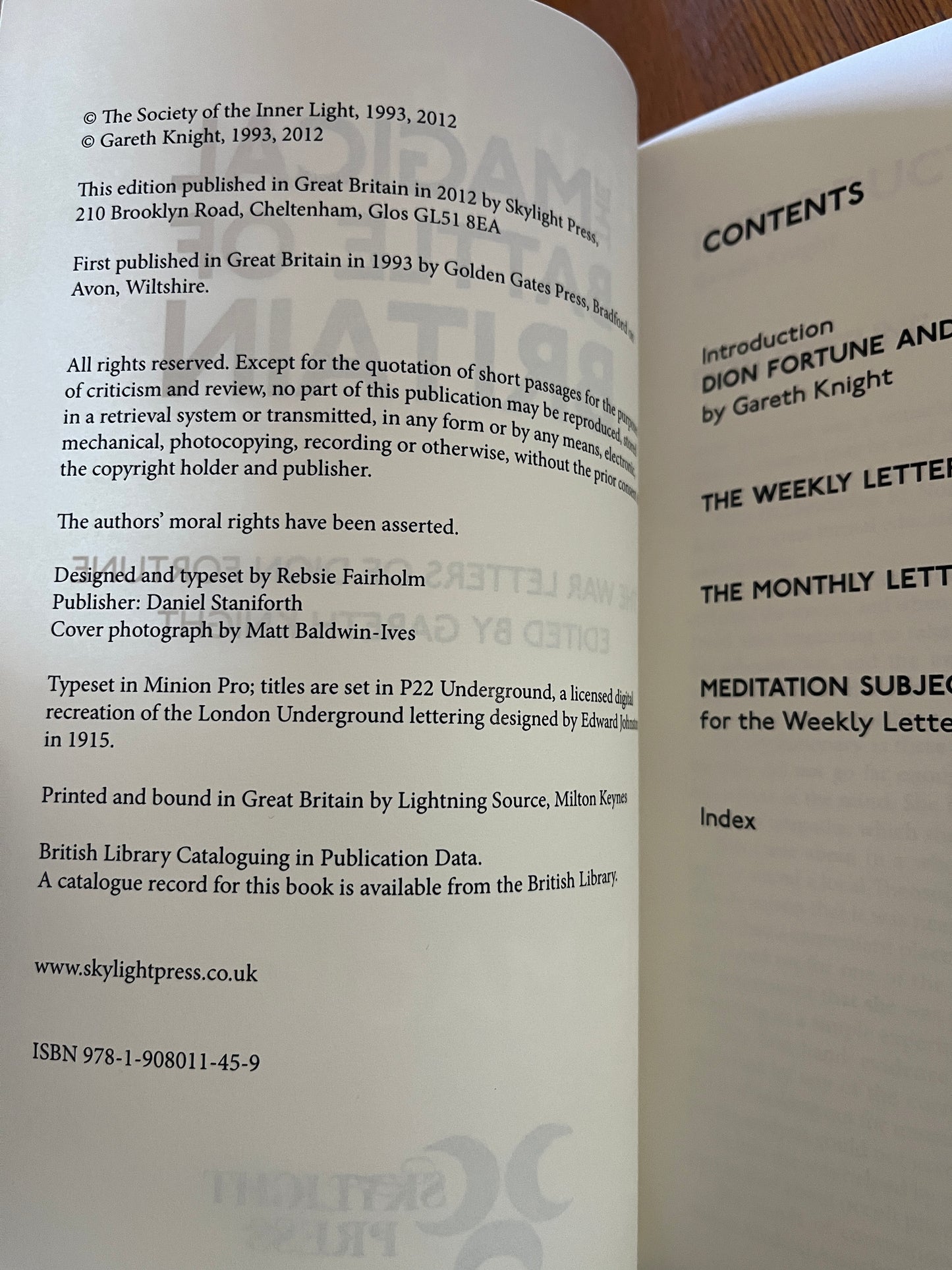 The Magical Battle of Britain - Dion Fortune
