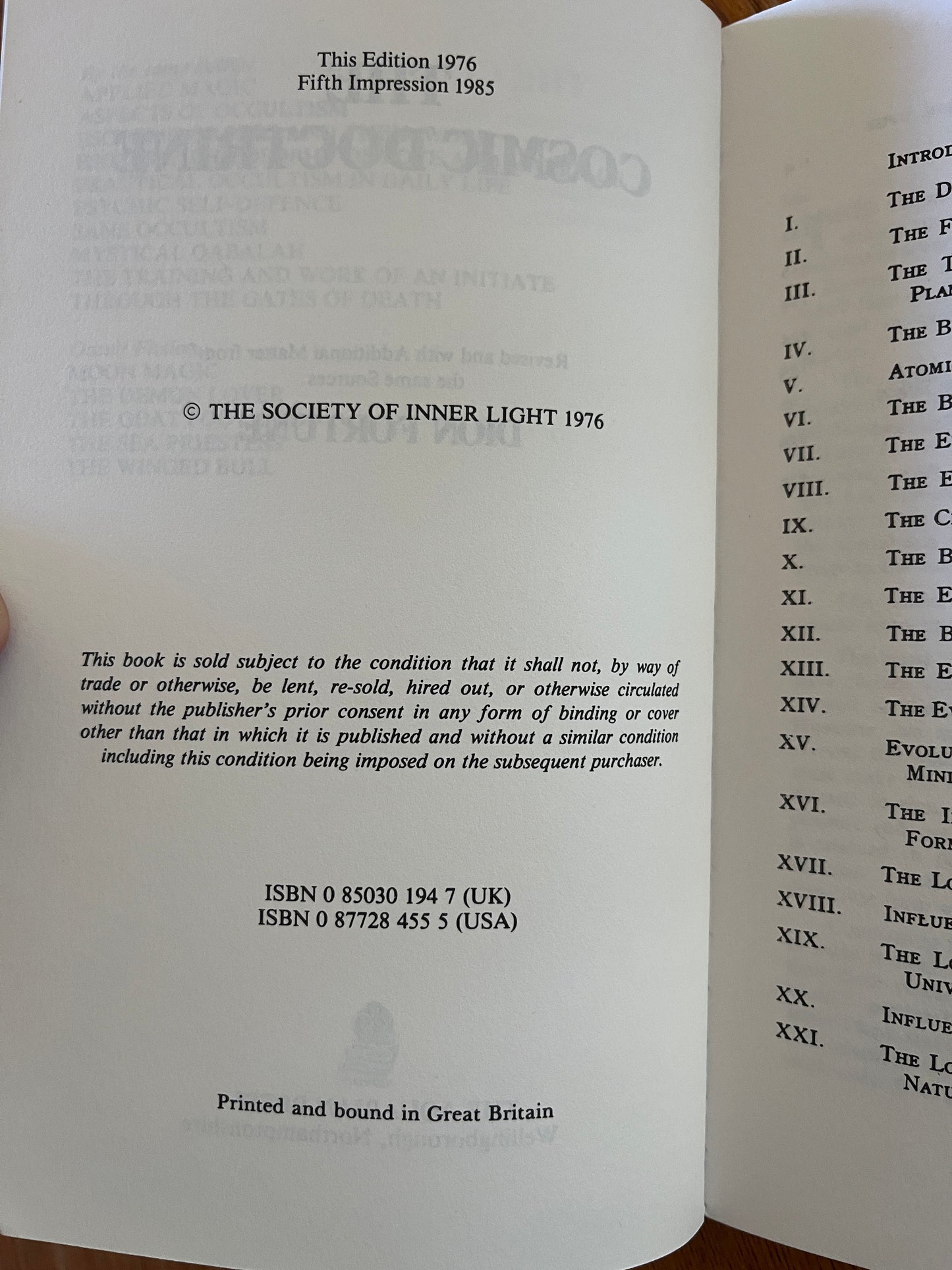 The Cosmic Doctrine - Dion Fortune